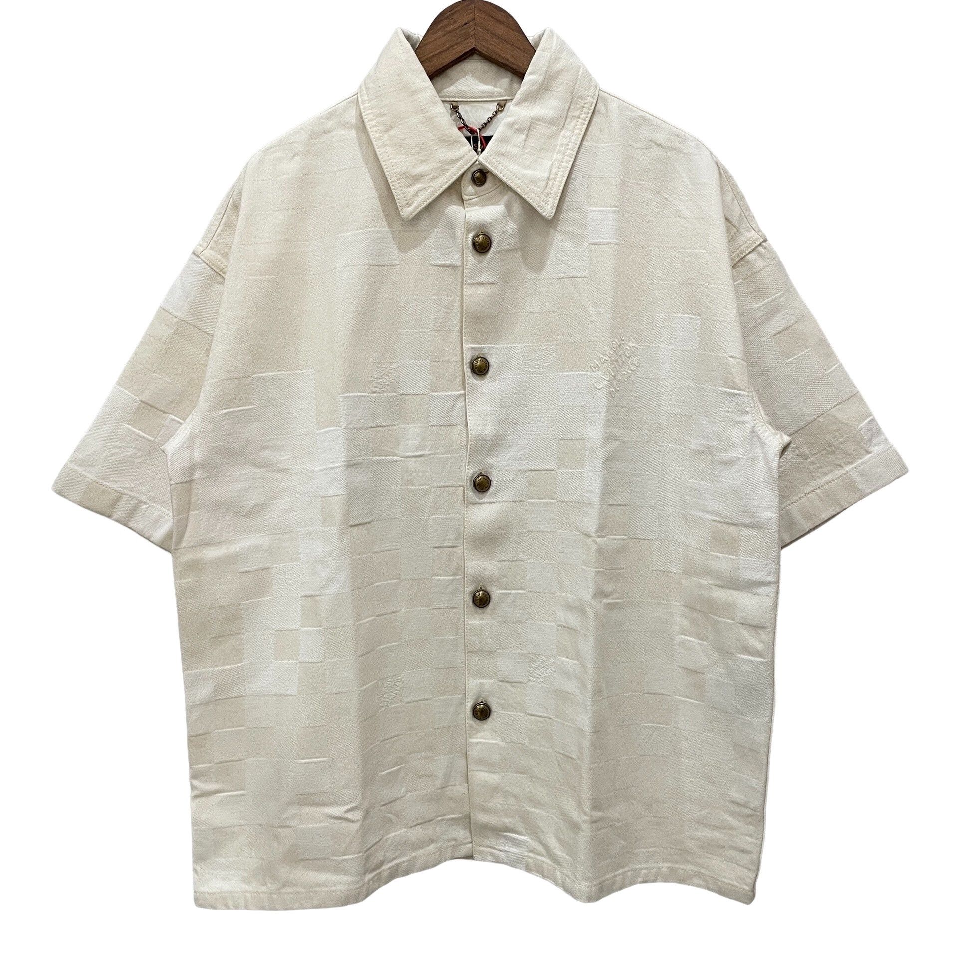 Louis Vuitton Louis Vuitton Pharrell Damier Short Sleeve Shirt L Size US L / EU 52-54 / 3 - 1 Thumbnail