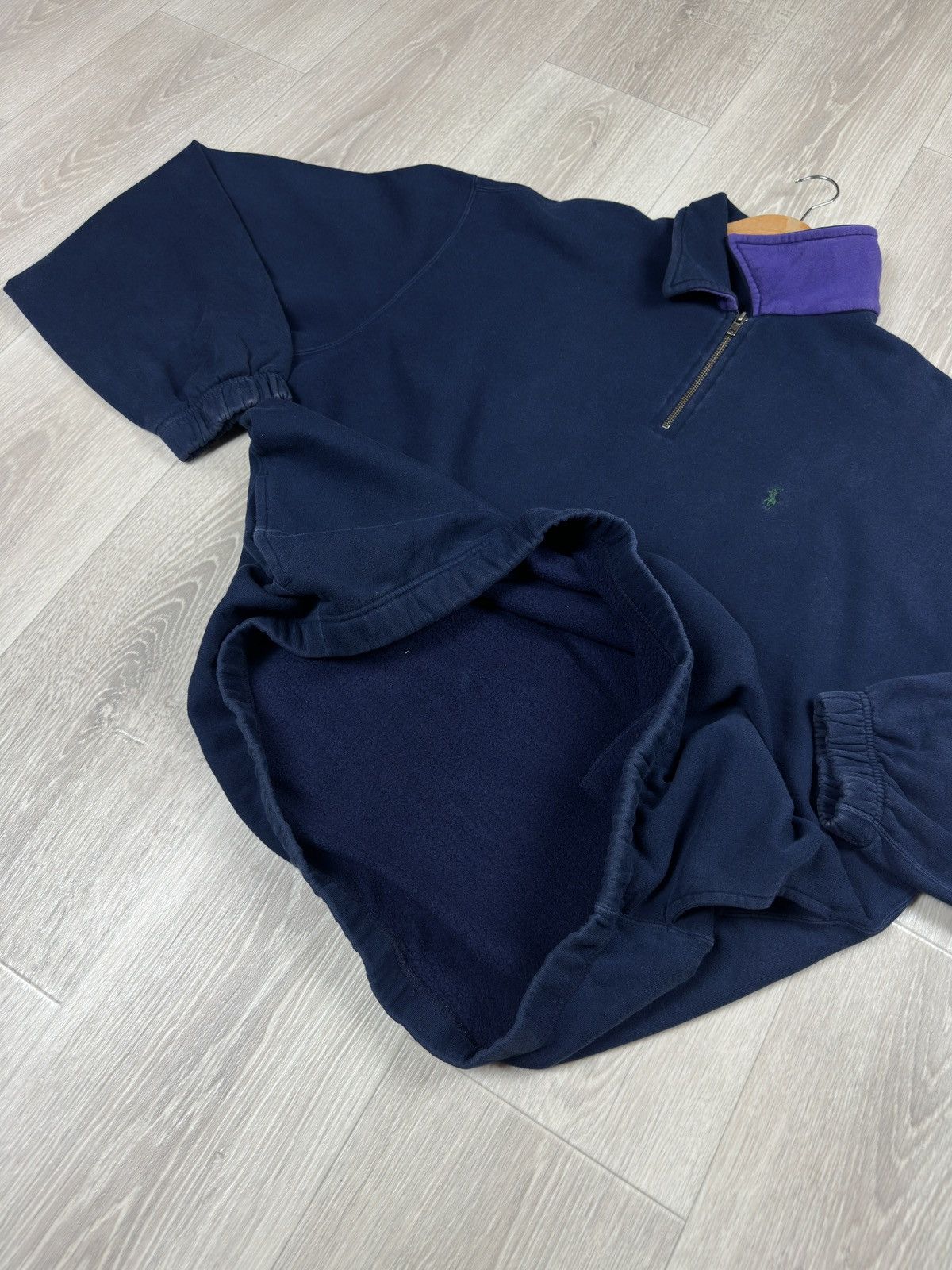 Polo Ralph Lauren Vintage Polo Ralph Lauren Collared 1/4 Zip Fleece Jacket Size US XL / EU 56 / 4 - 8 Thumbnail