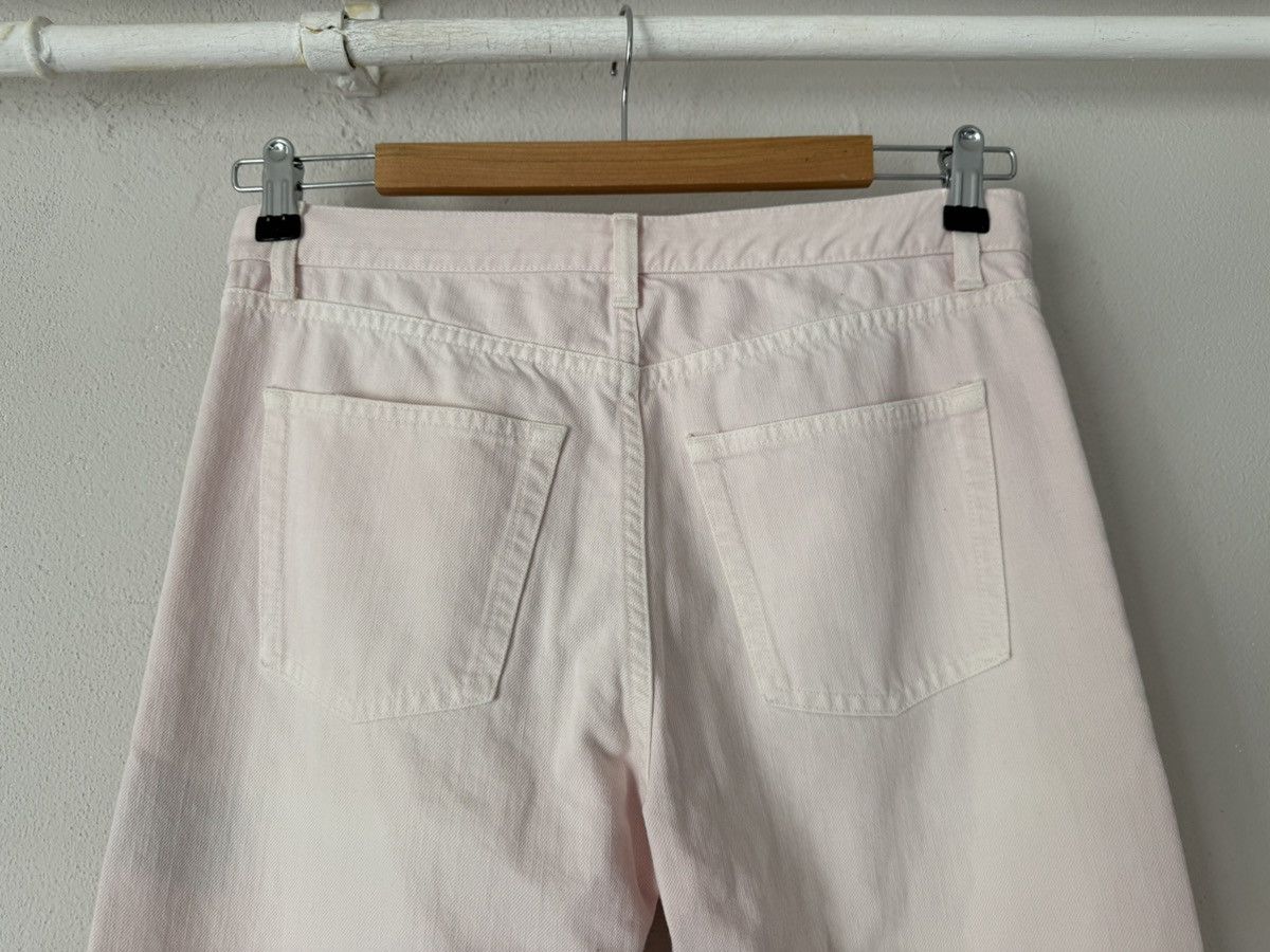Saint Laurent Paris Pale Pink Straight-Leg Denim Jeans Size US 29 - 10 Thumbnail