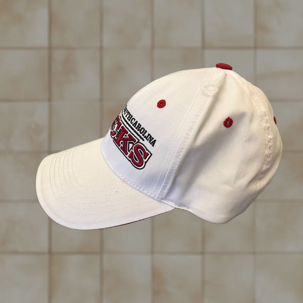 Vintage VINTAGE The Game Hat Cocks White Snapback Adjustable Men’s Cap South Carolina Gamecocks Top of the World Size US M / EU 48-50 / 2 - 1 Thumbnail