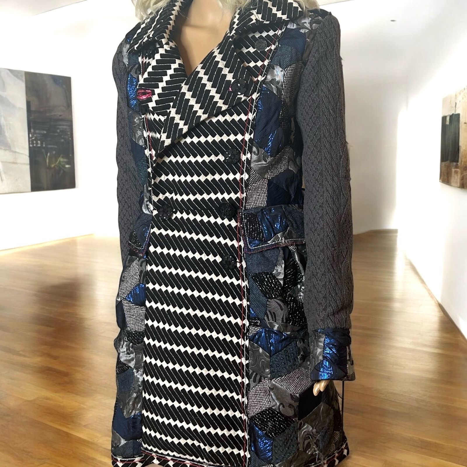 Desigual Desigual tapestry coat and skirt multicolor set M Size M / US 6-8 / IT 42-44 - 3 Thumbnail