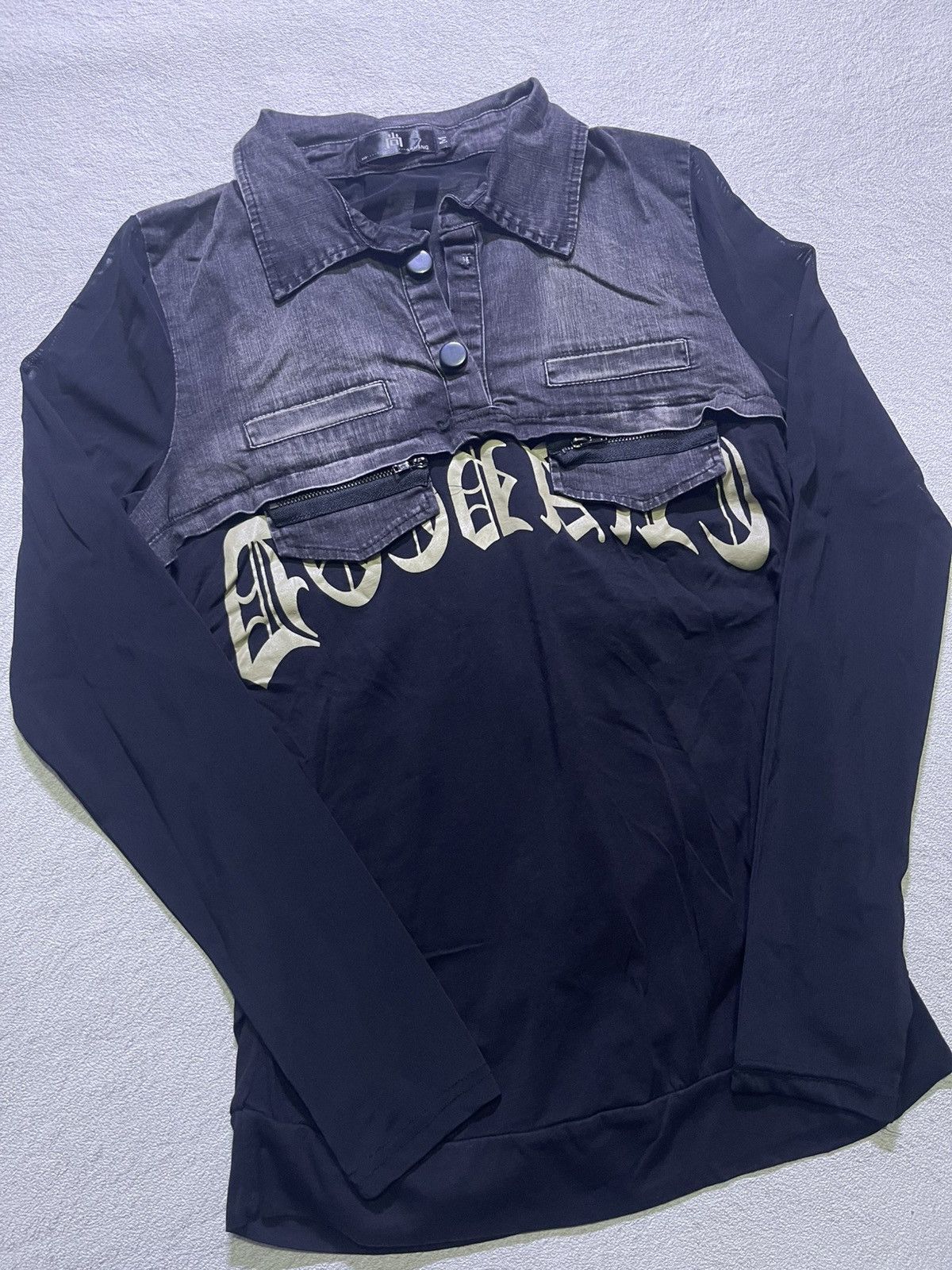 Japanese Brand Y2K SHANG long sleeve tshirt women's Size M / US 6-8 / IT 42-44 - 2 Thumbnail