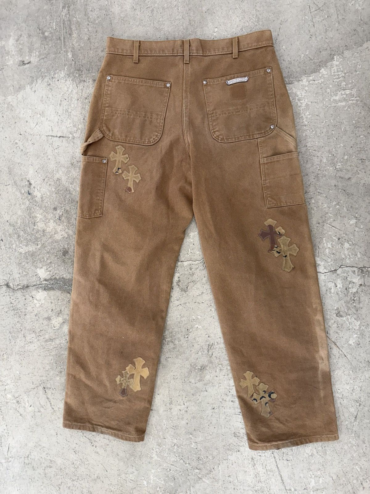 Chrome Hearts CHROME HEARTS MATTY BOY SEX RECORDS CROSS CARPENTER PANTS Size US 33 - 2 Thumbnail