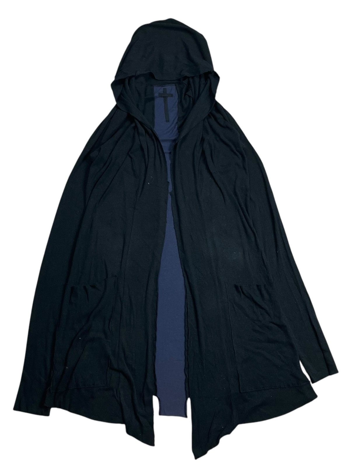 Le Grande Bleu (L.G.B.) L.G.B Archive - Back Cross Cloak/Cape Hooded Cardigan Size US M / EU 48-50 / 2 - 4 Thumbnail
