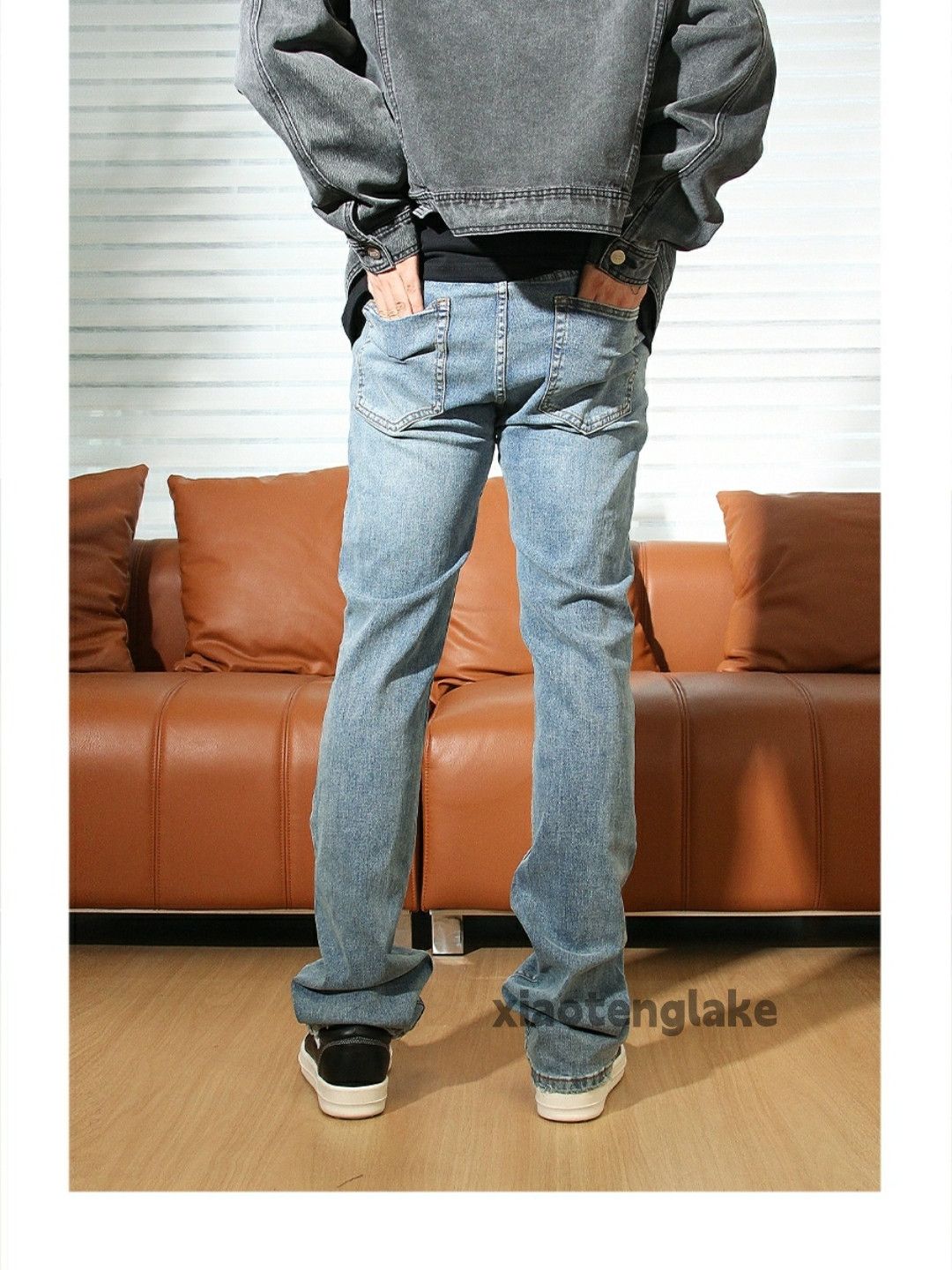 Jean × Vintage washed faded y2k yuppie bootcut flared punk jeans Size US 32 / EU 48 - 4 Thumbnail