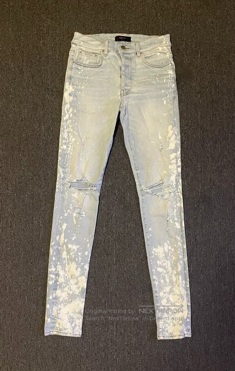 Amiri Amiri Size 31 Snow pattern jeans Size US 31 - 1 Thumbnail
