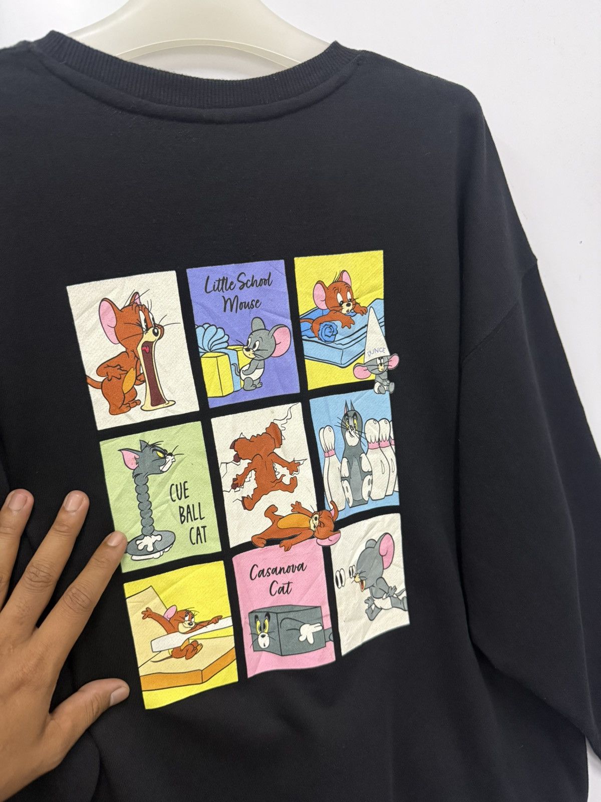 Disney 🔥 Disney Tom & Jerry Comics Backhit Graphic sweatshirt - L Size US M / EU 48-50 / 2 - 10 Thumbnail