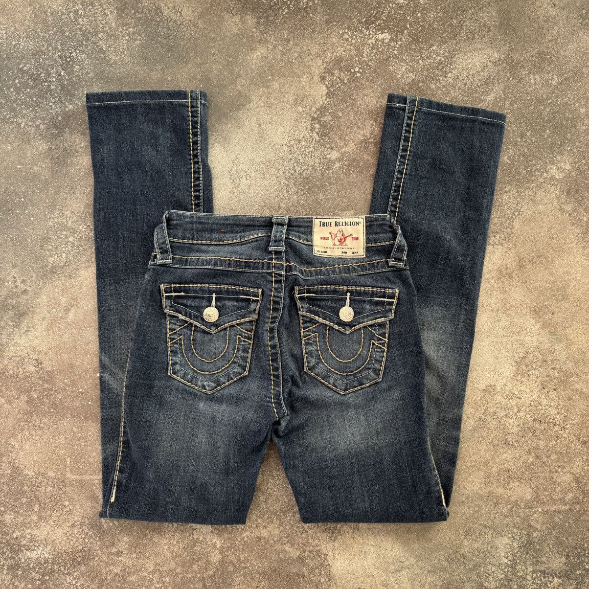 Japanese Brand × True Religion True Religion Billie Vintage Y2K Straight Jeans Size 25" / US 0 / IT 36 - 1 Thumbnail