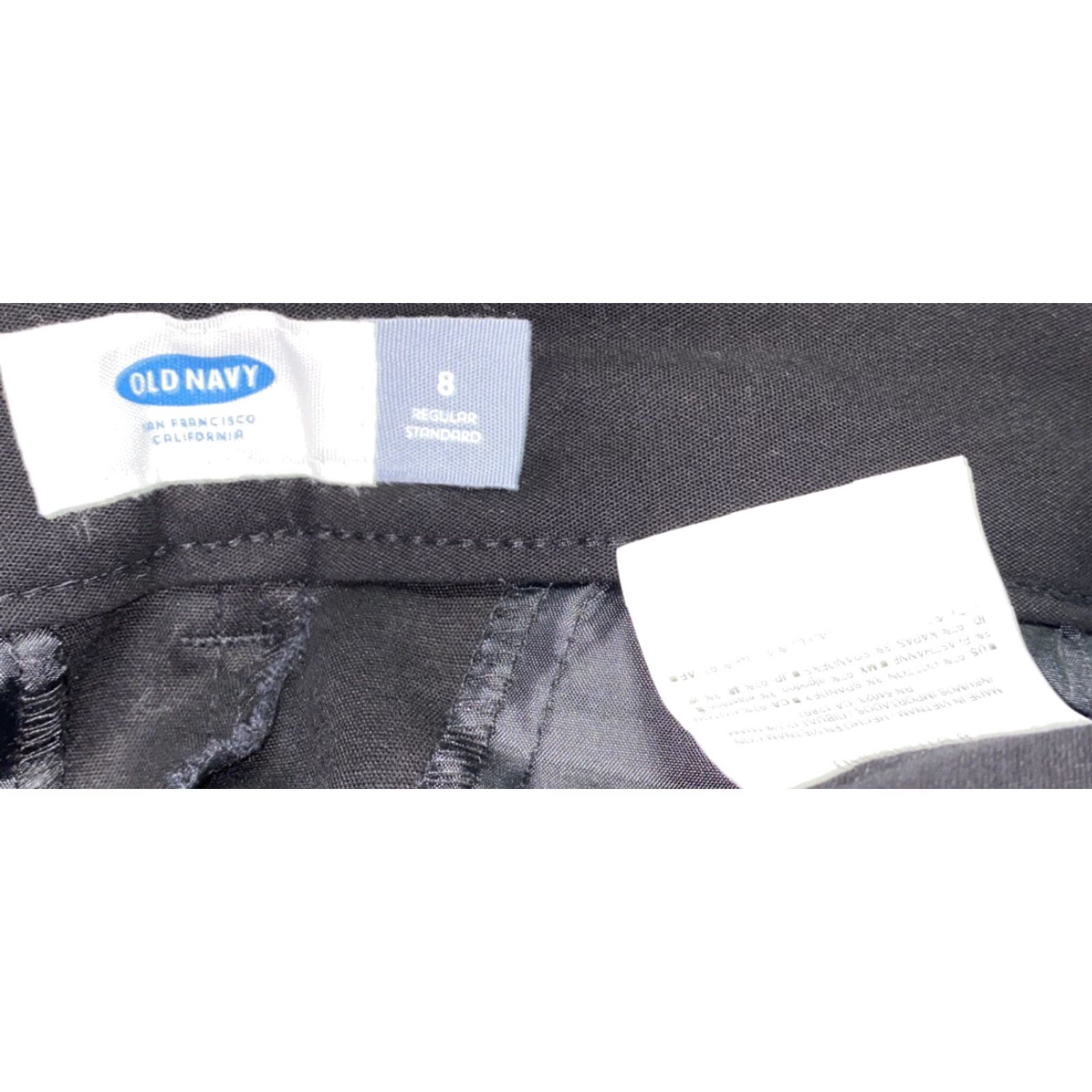 Old Navy Old Navy Womens Black Cropped Plus Court Casual Pants Size 8 NWT Size 30" / US 8 / IT 44 - 6 Thumbnail