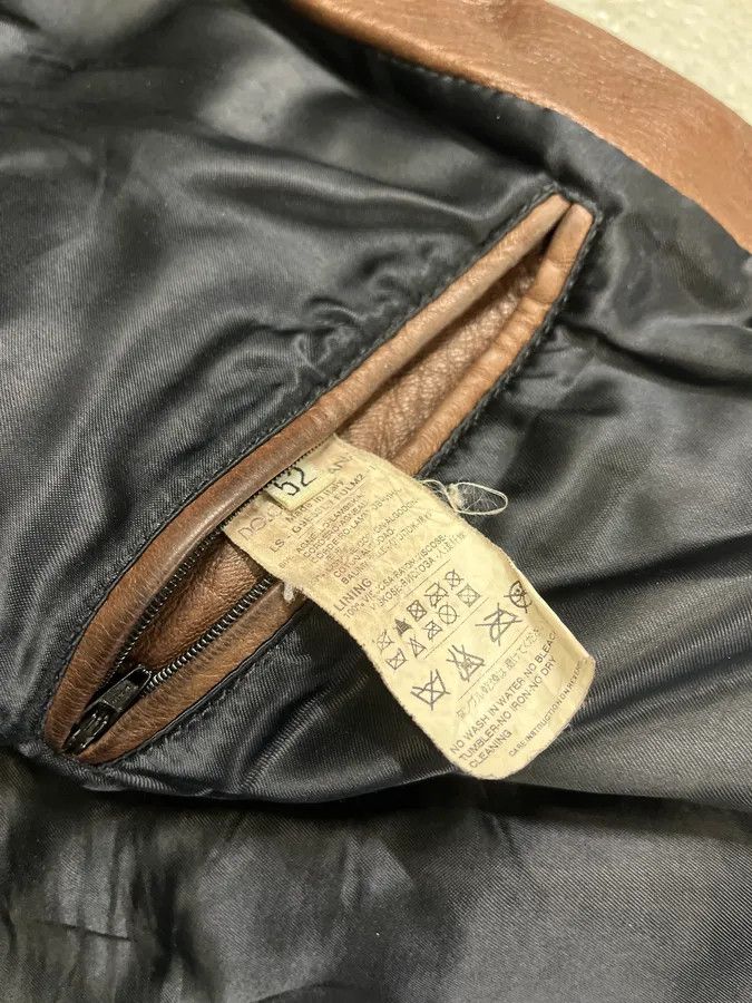 Dolce & Gabbana 2000s Dolce & Gabbana Brown Leather Bomber Jacket Size US M / EU 48-50 / 2 - 10 Thumbnail