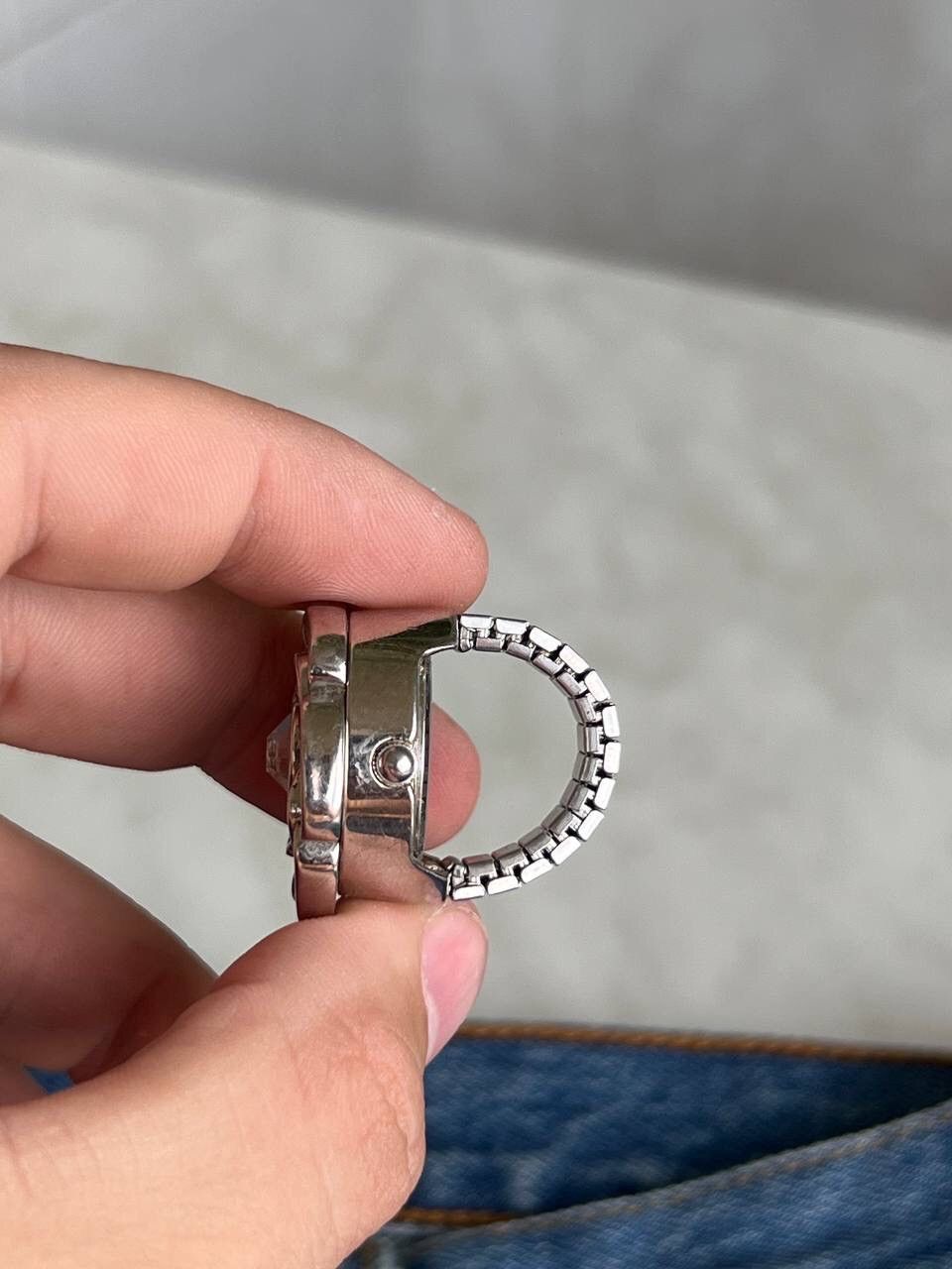 Japanese Brand × Vintage Vintage Japanese style futuristic Watch Chrome Ring Crystal Size ONE SIZE - 3 Thumbnail