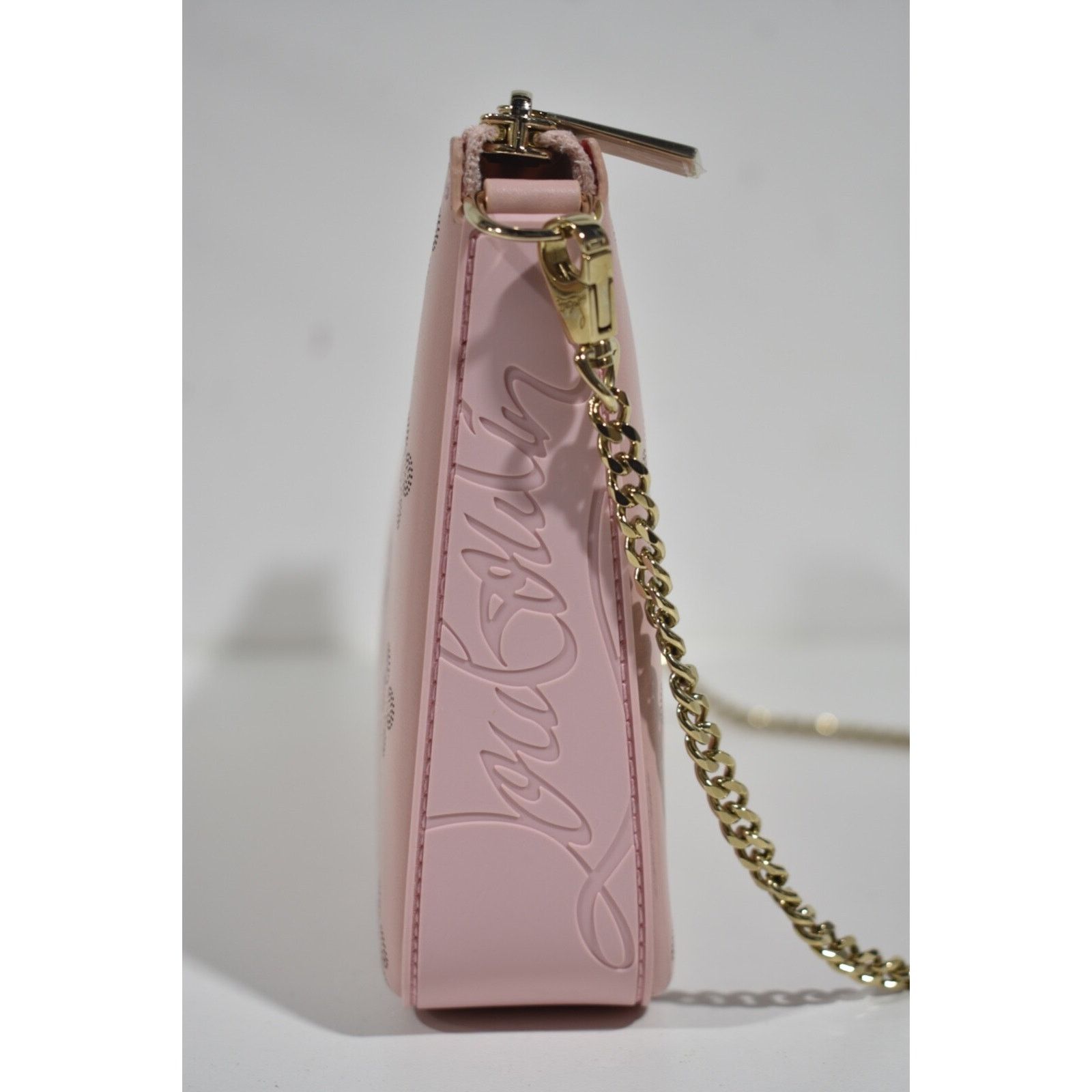 Christian Louboutin Christian Louboutin Leather Pouch Chain Shoulder Clutch Bag Size ONE SIZE - 6 Thumbnail