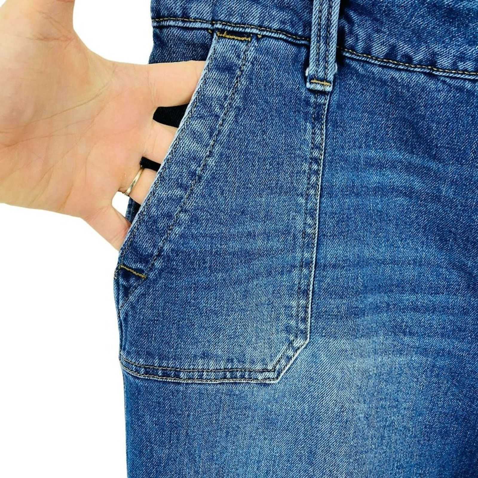Old Navy Old Navy Womens High Rise Wide Leg Crop Jeans Size 20 Plus Size 42" / US 20 - 2 Thumbnail