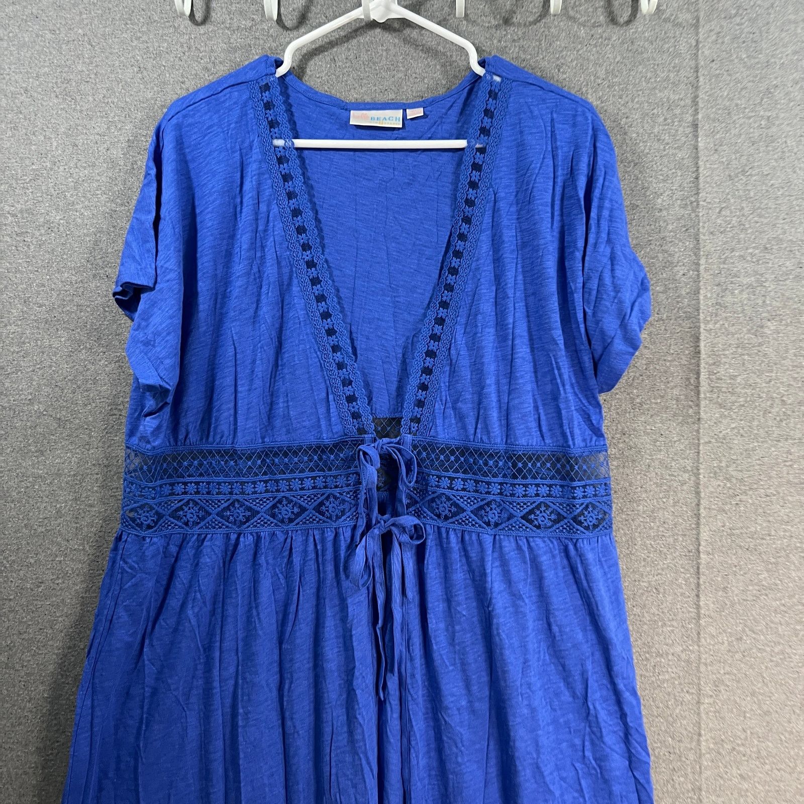 Other Belle Beach by Kim Gravel Regular Slub Knit Tie Front Size M / US 6-8 / IT 42-44 - 5 Thumbnail