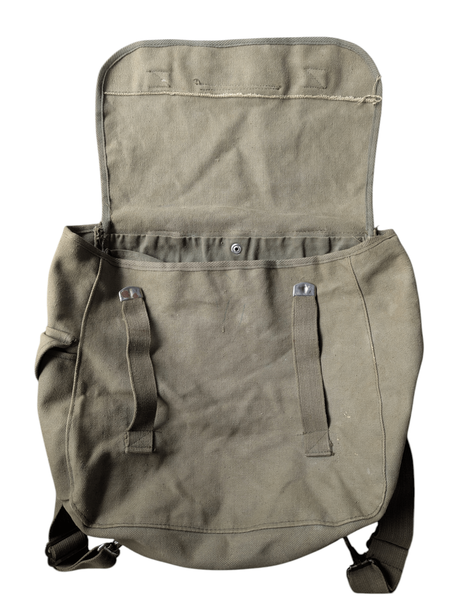 Hysteric Glamour Vintage Army Military Camping Bug Out Bag Messenger Size ONE SIZE - 7 Thumbnail