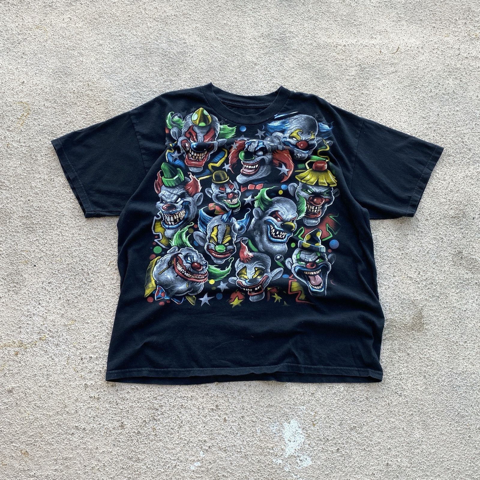 Liquid Blue Vintage 90s Liquid Blue T-shirt Alstyle Evil Clowns Y2K Size US XL / EU 56 / 4 - 1 Thumbnail
