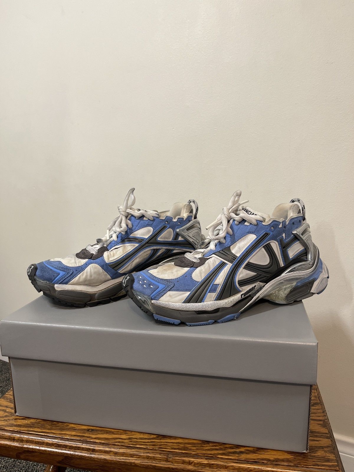 Balenciaga Runners in Blue/White Size US 10 / EU 43 - 1 Thumbnail