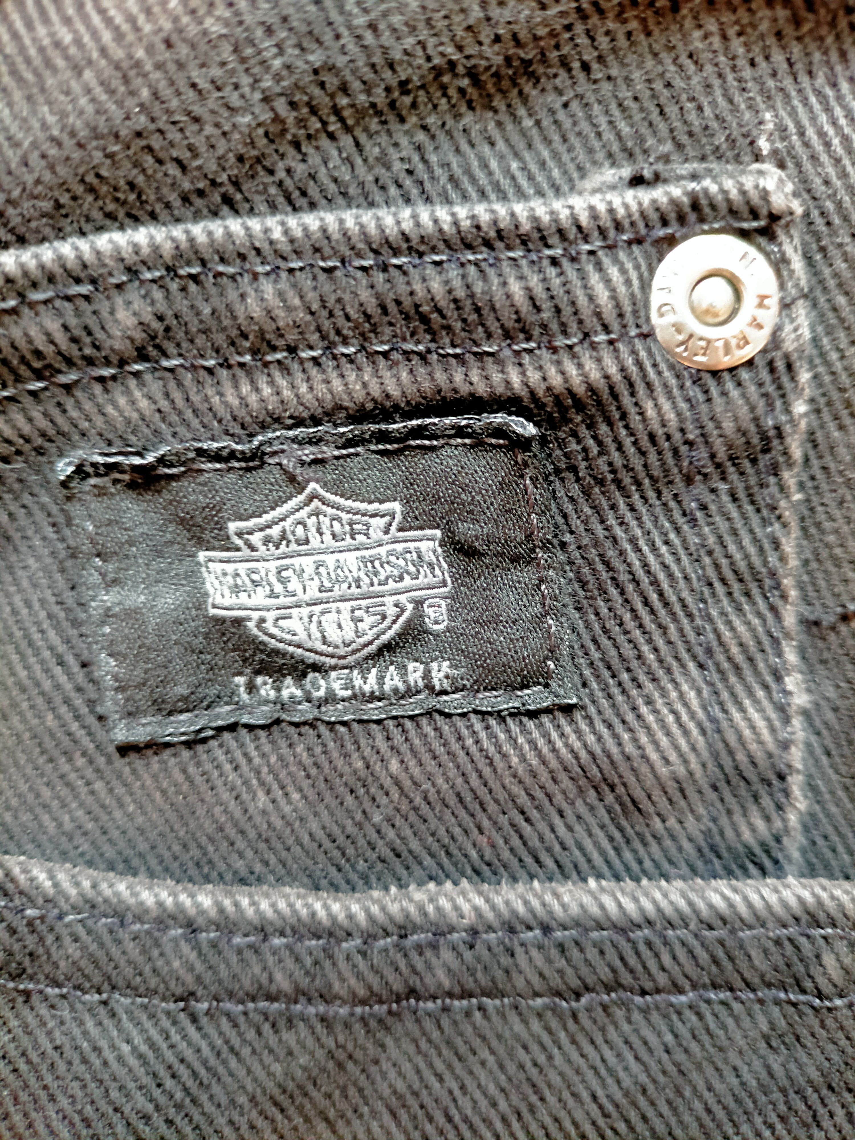 Harley Davidson Harley Davidson Black Baggy Jeans Made in usa Size US 34 / EU 50 - 17 Thumbnail