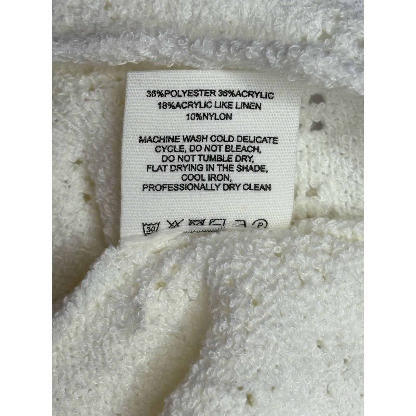 Other Rumored Vermont Mini Dress White MEDIUM Sweater NWT Size M / US 6-8 / IT 42-44 - 7 Thumbnail