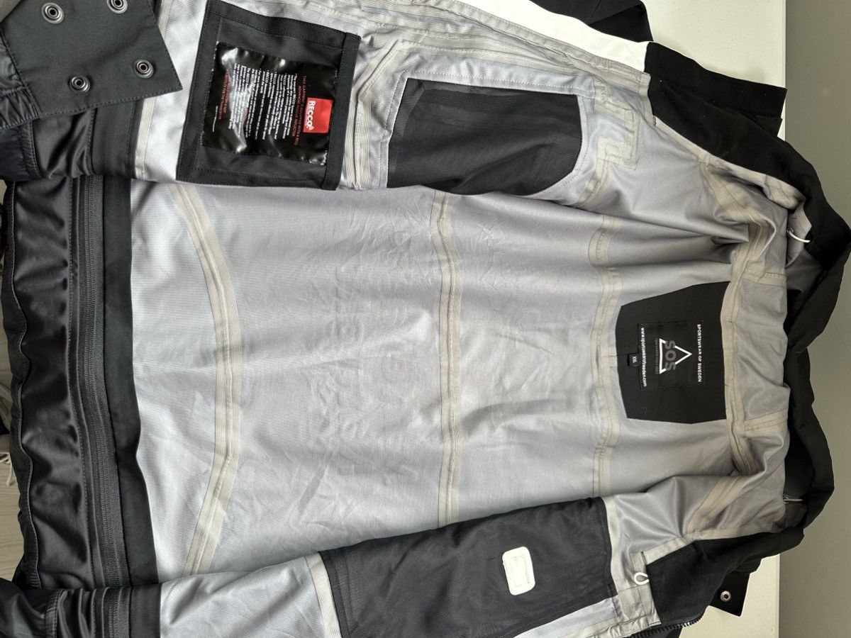 Goretex SOS Snowboarding Outdoor Jacket Hooded Recco Size US XXL / EU 58 / 5 - 19 Thumbnail