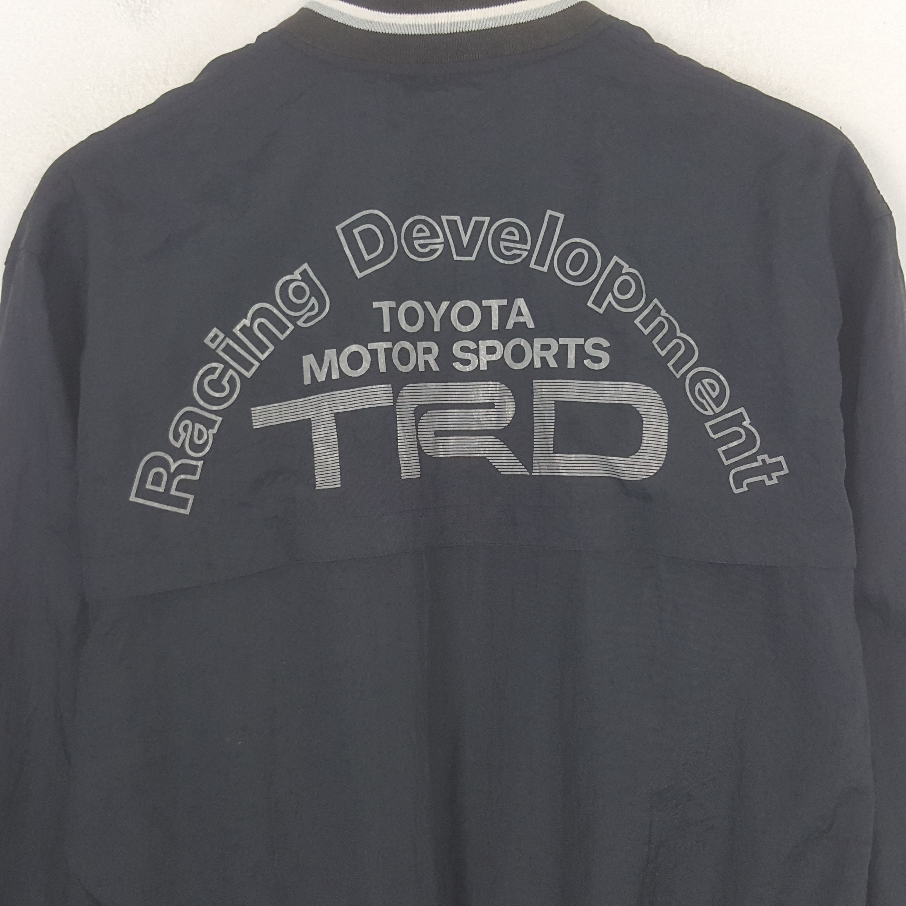 Japanese Brand Vintage TRD Racing Development Windbreaker Bomber Jacket Size US M / EU 48-50 / 2 - 2 Thumbnail