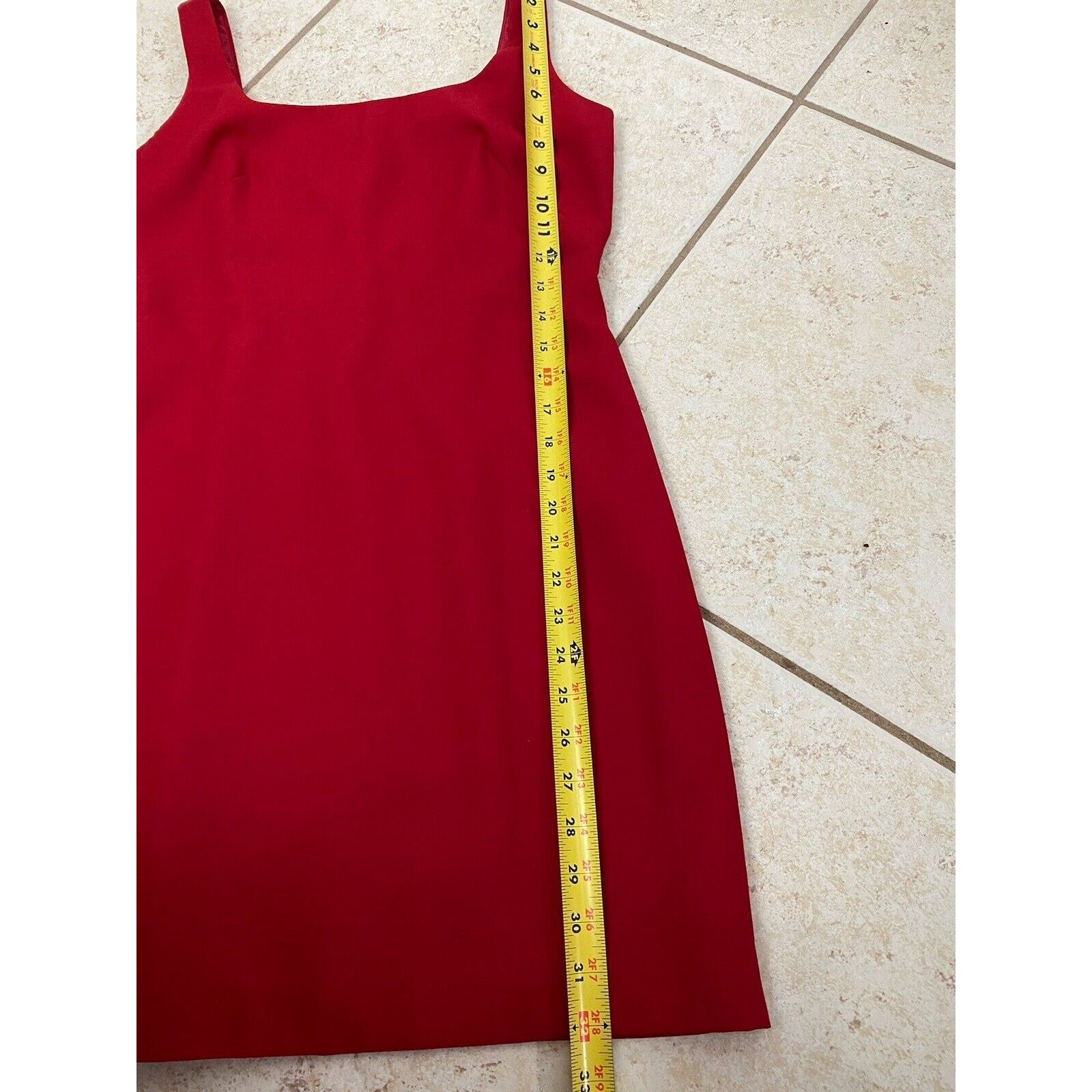 Laundry by Shelli Segal VTG Laundry Shelli Segal Red Mini Sheath Dress 4 Classic Size S / US 4 / IT 40 - 10 Thumbnail