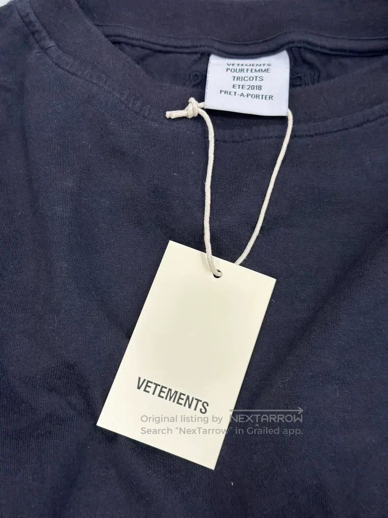 Vetements Vetements Patchwork Asymmetrical Hem Sweatshirt Size US XS / EU 42 / 0 - 3 Thumbnail