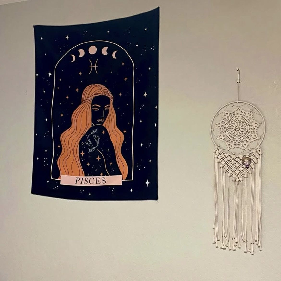 Other Pisces Tarot Constellation Astrology Zodiac Wall Tapestry Size ONE SIZE - 5 Thumbnail