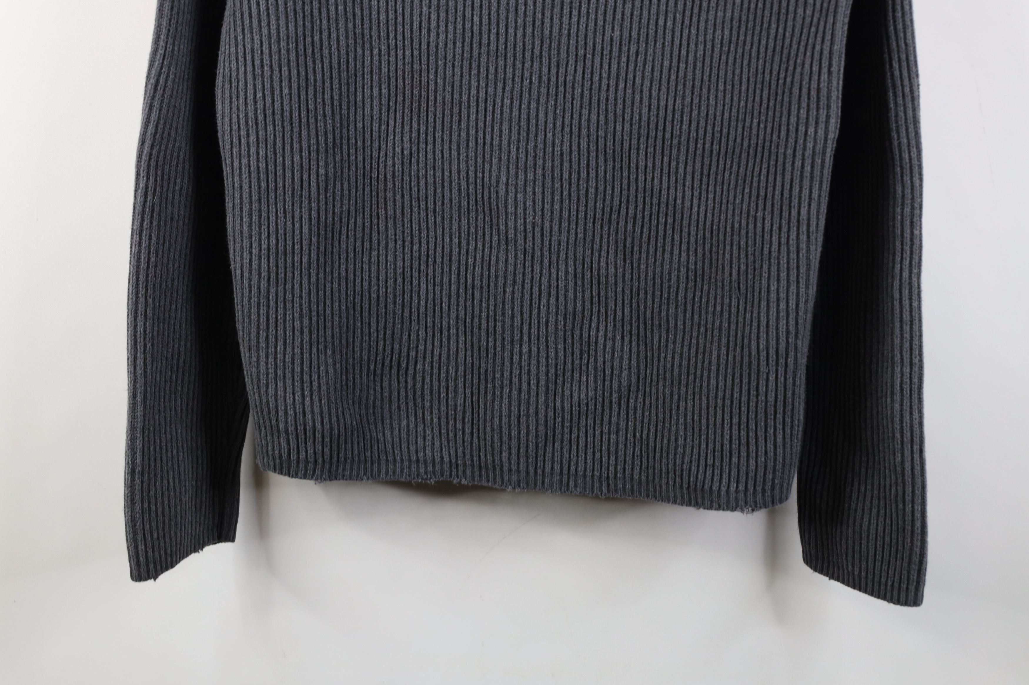 Gap Vintage Y2K Gap Blank Cotton Ribbed Knit Crewneck Sweater Size M / US 6-8 / IT 42-44 - 3 Thumbnail