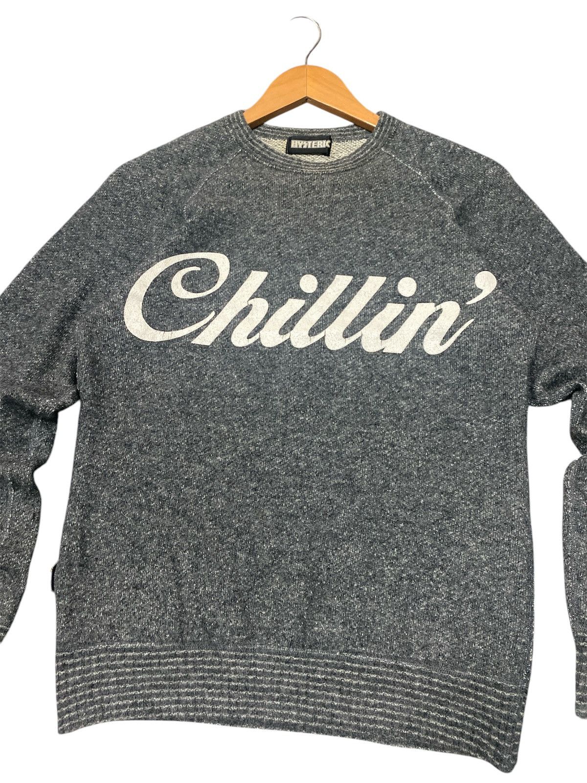 Hysteric Glamour × Japanese Brand × Vintage 💥RARE💥HYSTERIC GLAMOUR “CHILLIN” ANARCHY SWEATSHIRT✨ Size US M / EU 48-50 / 2 - 4 Thumbnail