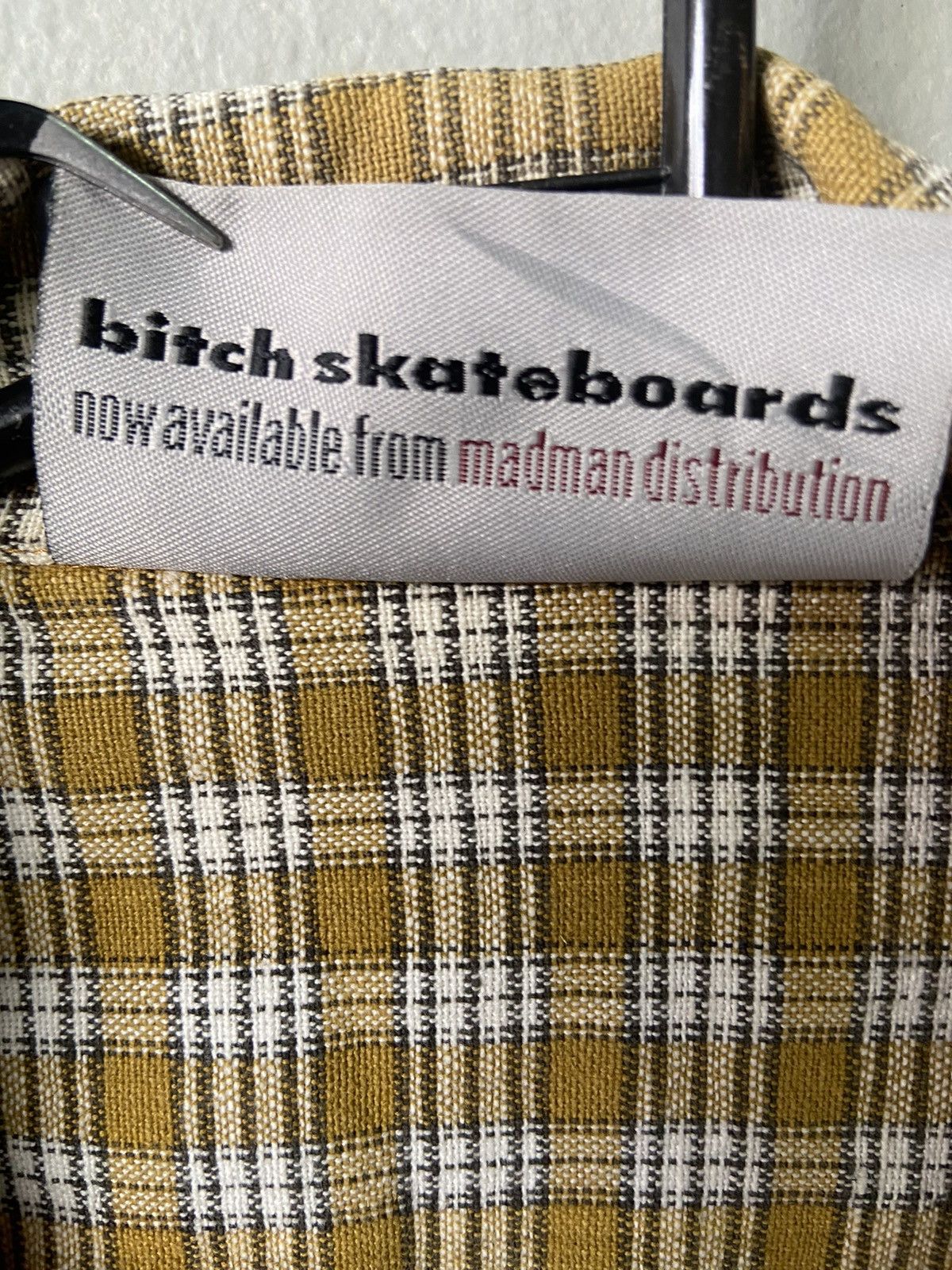 Bitch skateboard flannel shirt jacket