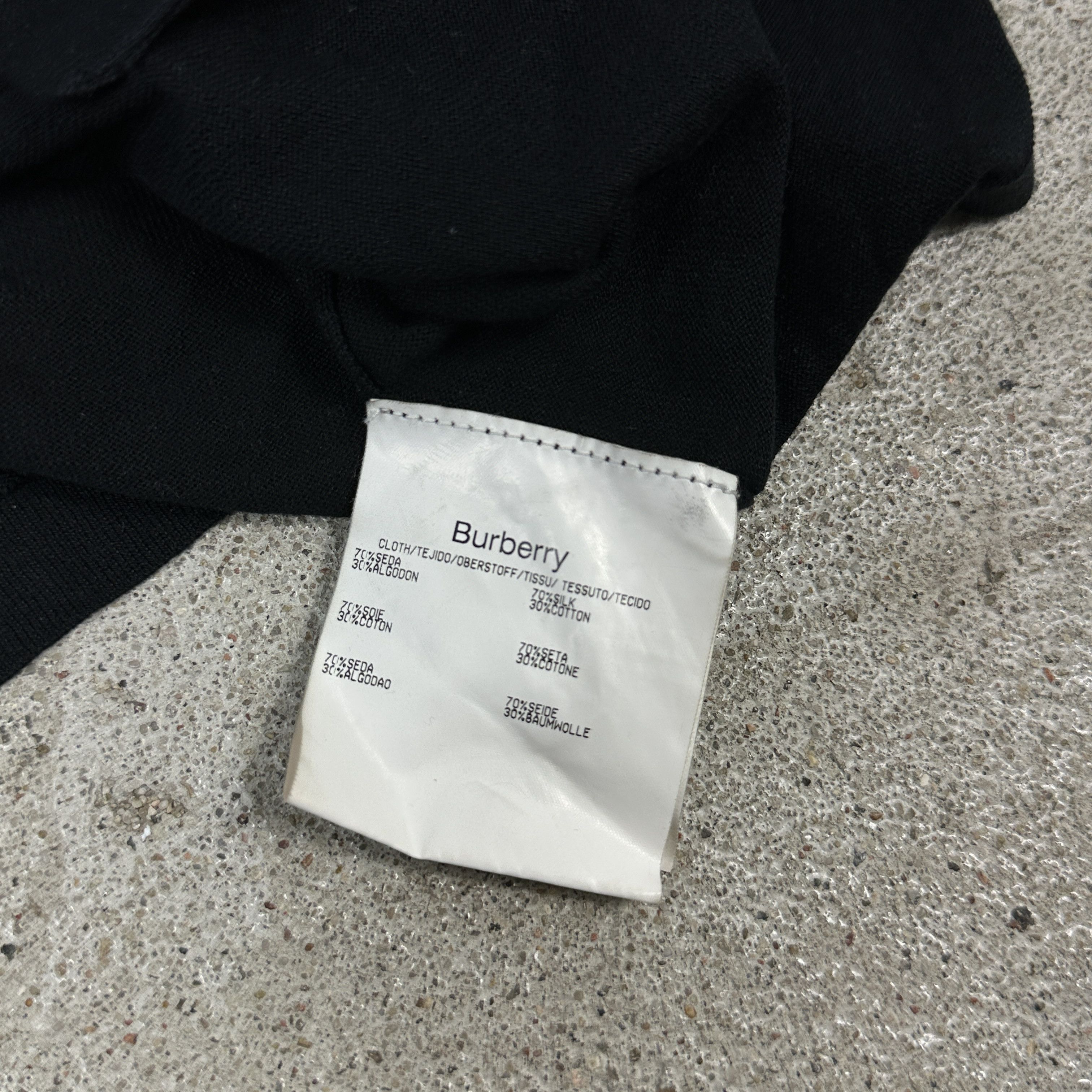 Burberry × Vintage Burberry Women's Casual Y2K Vintage Silk Cardigan Size L / US 10 / IT 46 - 4 Thumbnail