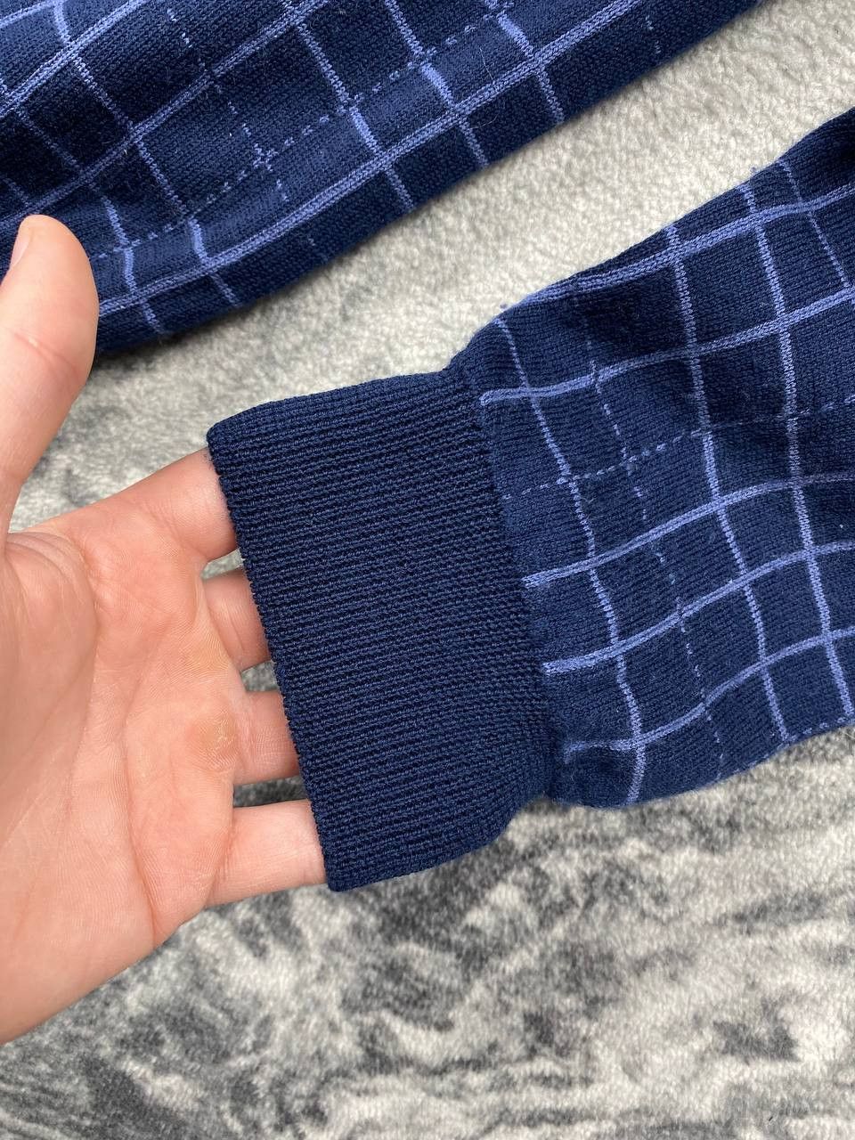 Burberry Burberry Golf Knit Wool Sweater Men Size XL Blue Size US XL / EU 56 / 4 - 5 Thumbnail