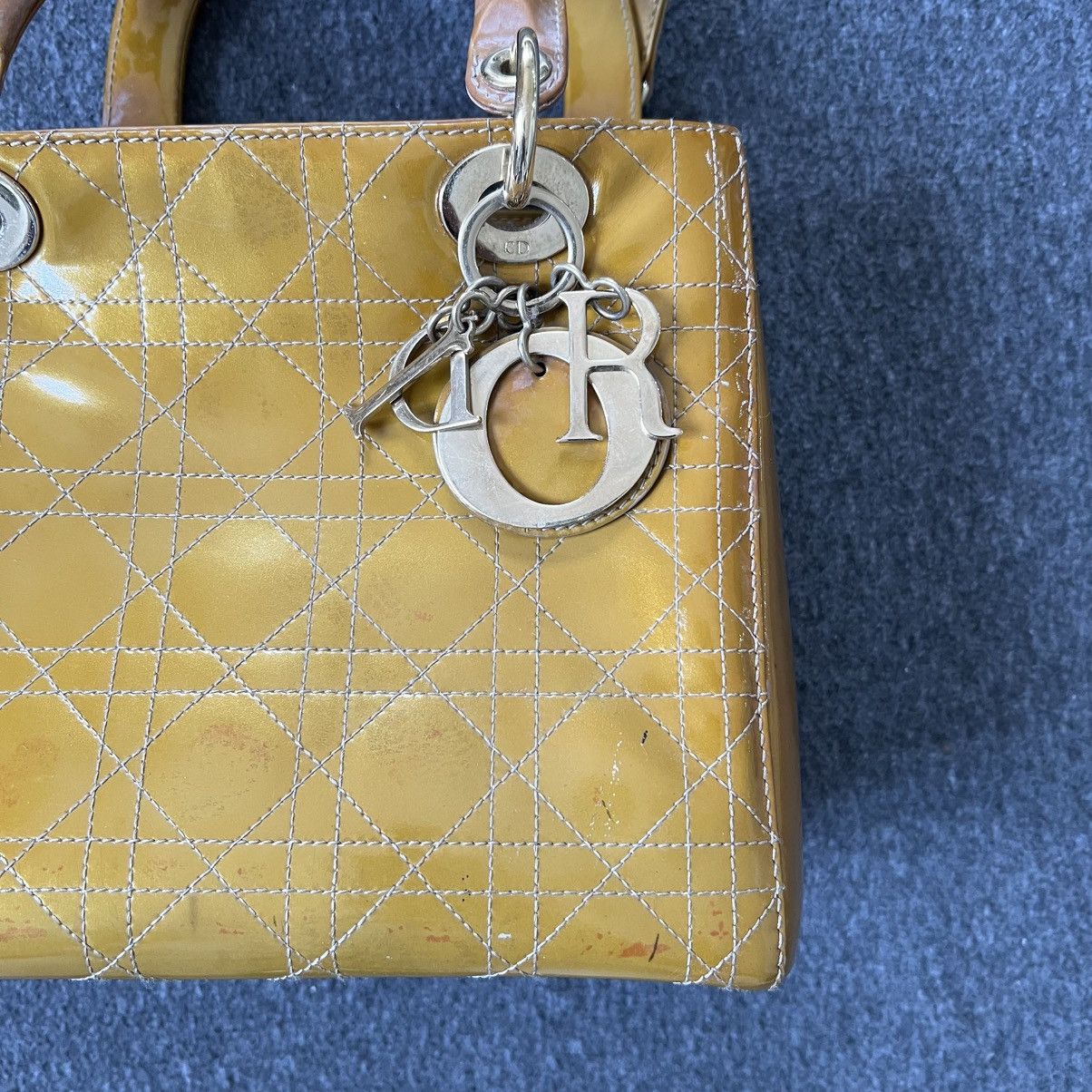 Christian Dior Monsieur Christian dior lady dior cannage patent bag Size ONE SIZE - 2 Thumbnail