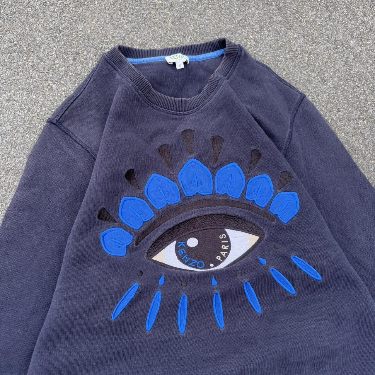 Japanese Brand × Kenzo × Vintage Vintage y2k 90s Kenzo designer eye embroidery jumper Size US S / EU 44-46 / 1 - 3 Thumbnail
