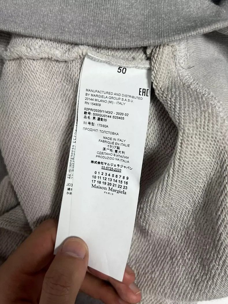 Maison Margiela Maison Margiela New washed logo sweatshirt Size US M / EU 48-50 / 2 - 7 Thumbnail
