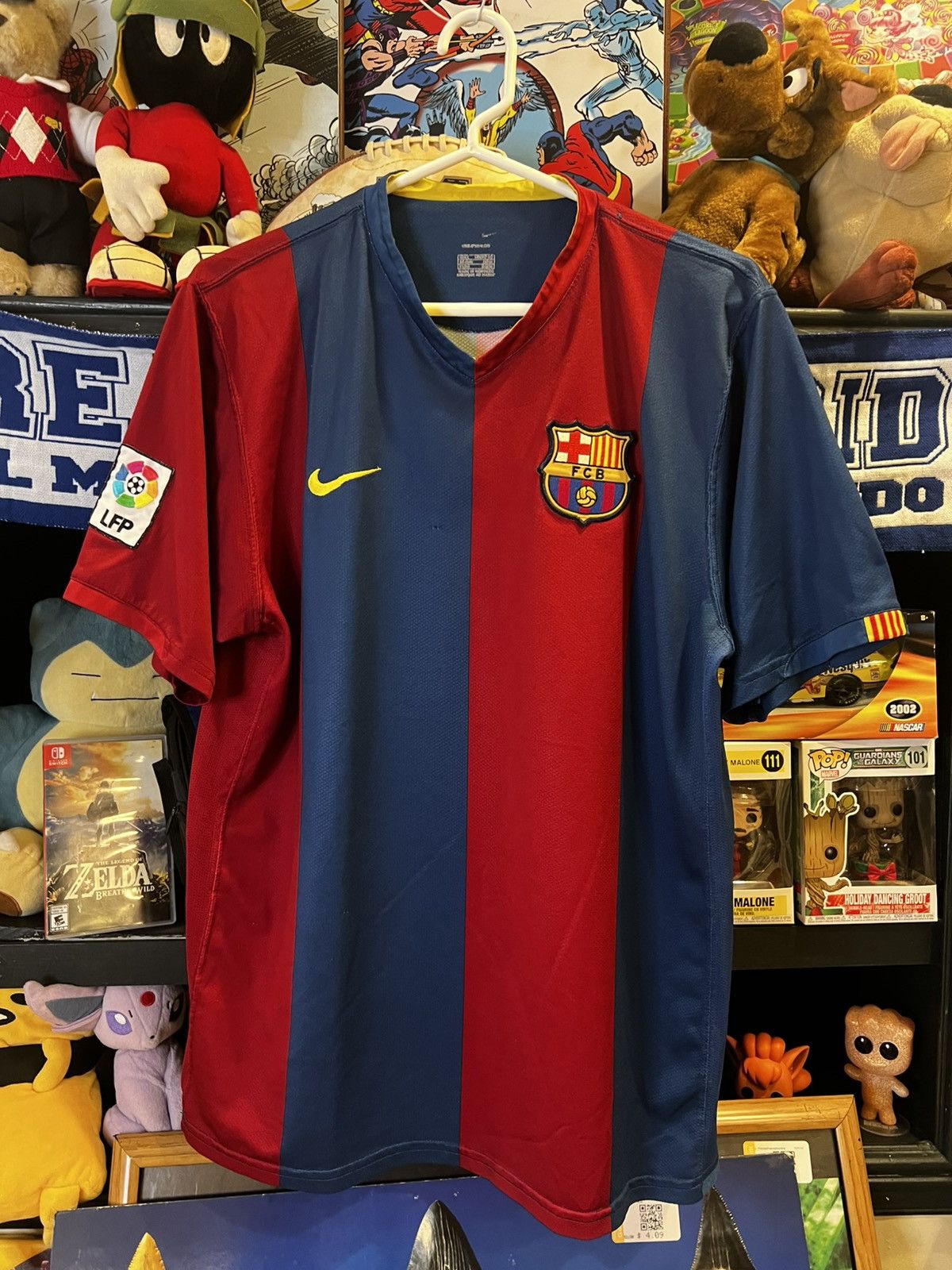 Nike Nike Barcelona 2006-2007 Home Soccer Jersey Size US L / EU 52-54 / 3 - 1 Thumbnail
