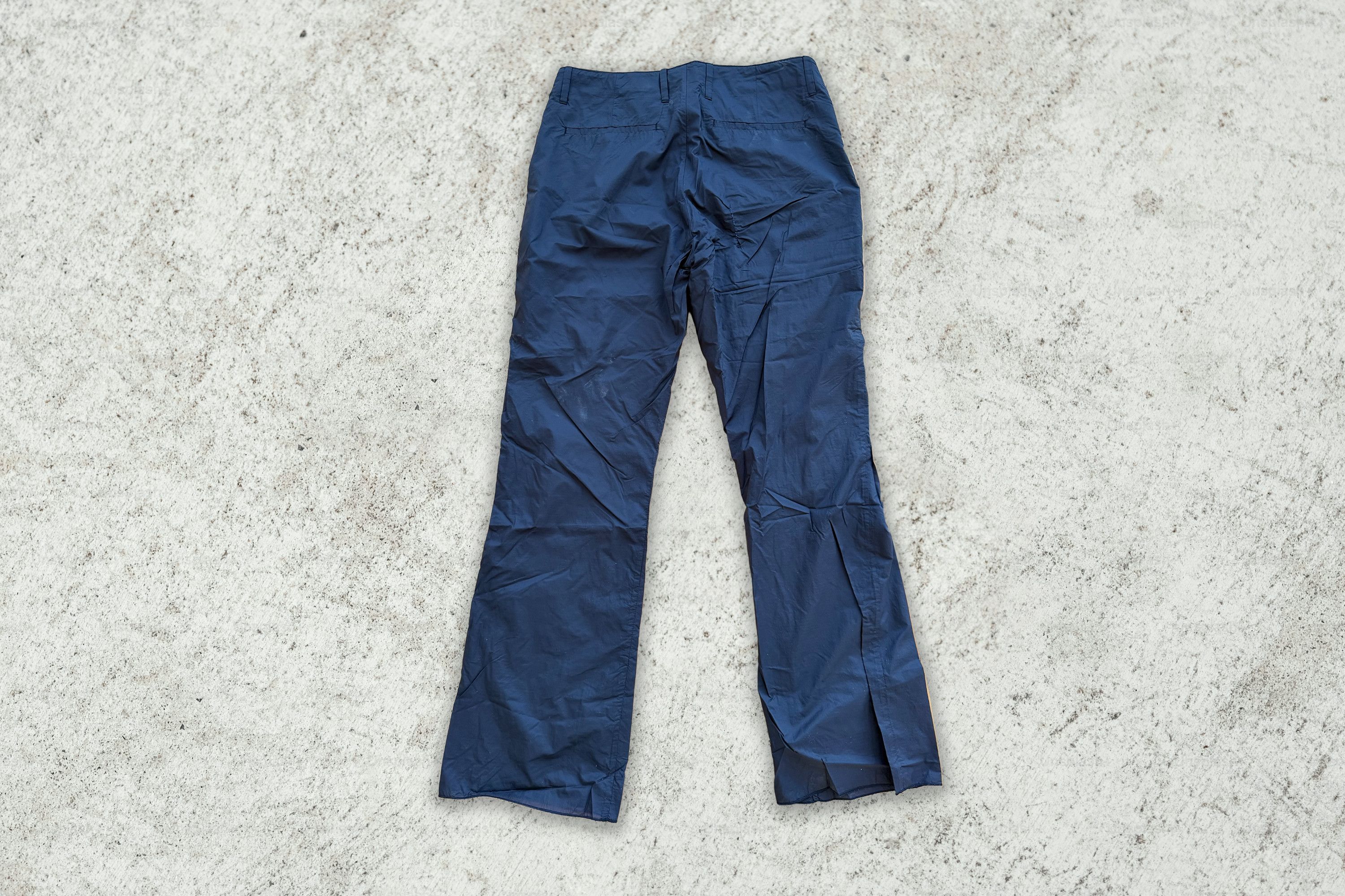 Acne Studios Acne Studios Rip Stop Pleated Trousers Size 48R - 2 Thumbnail