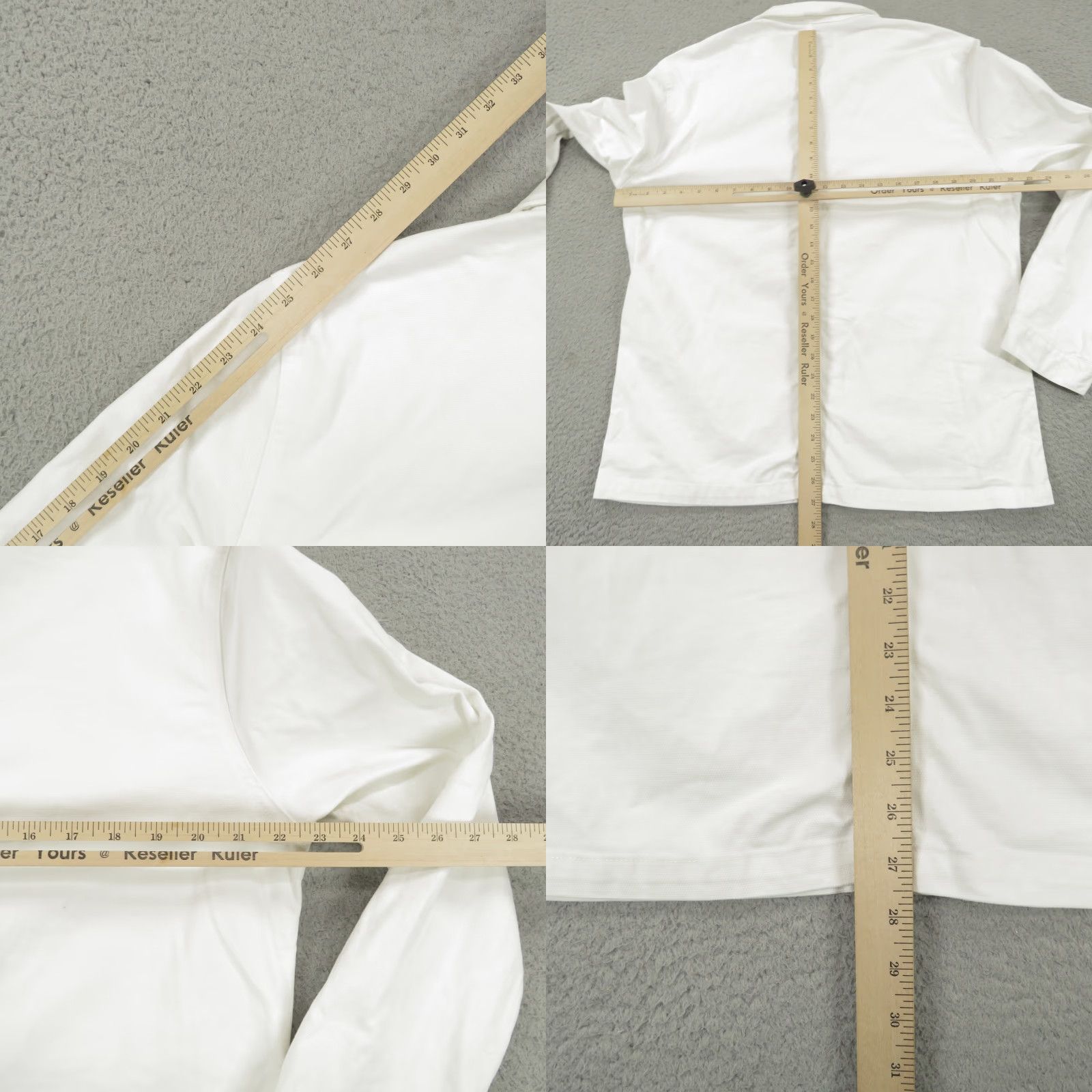 Vintage BLDWN Jacket Mens Medium White Denim Chore Utility Shacket Coat 90s Vintage USA Designer Classic Shacket Casual Workwear Size US M / EU 48-50 / 2 - 9 Thumbnail