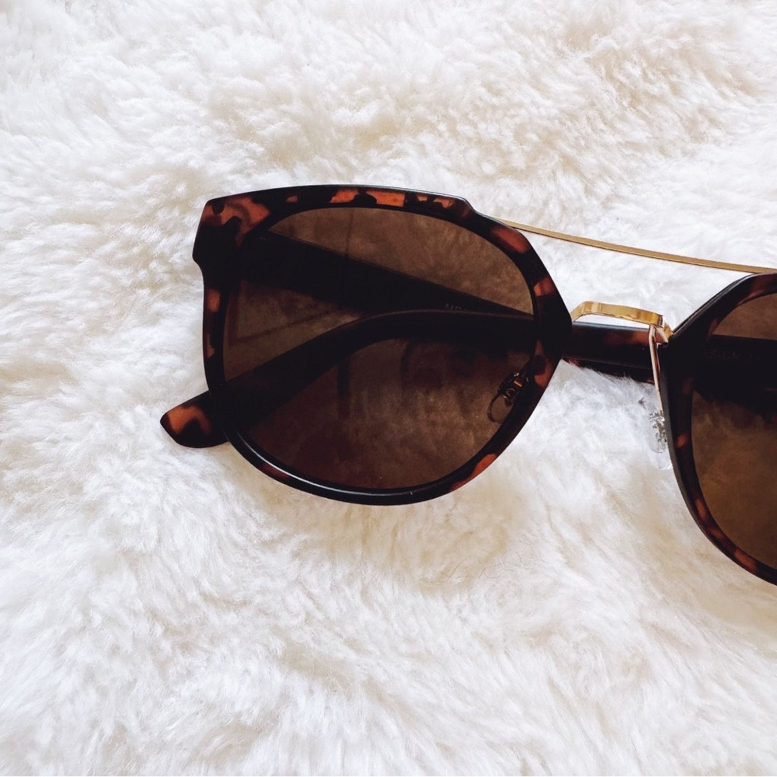 Other Ansel Tortoise Brown Bold Round Sunglasses Size ONE SIZE - 3 Thumbnail