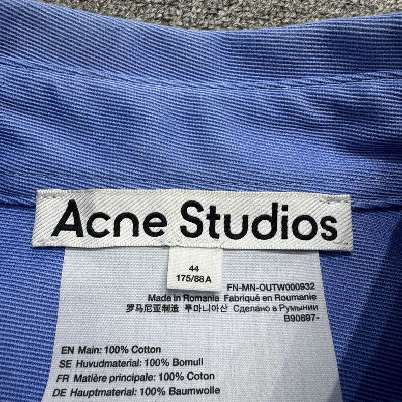 Acne Studios acne studiosBlue long-sleeved shirt 2503-Nextarrow Size US S / EU 44-46 / 1 - 2 Thumbnail