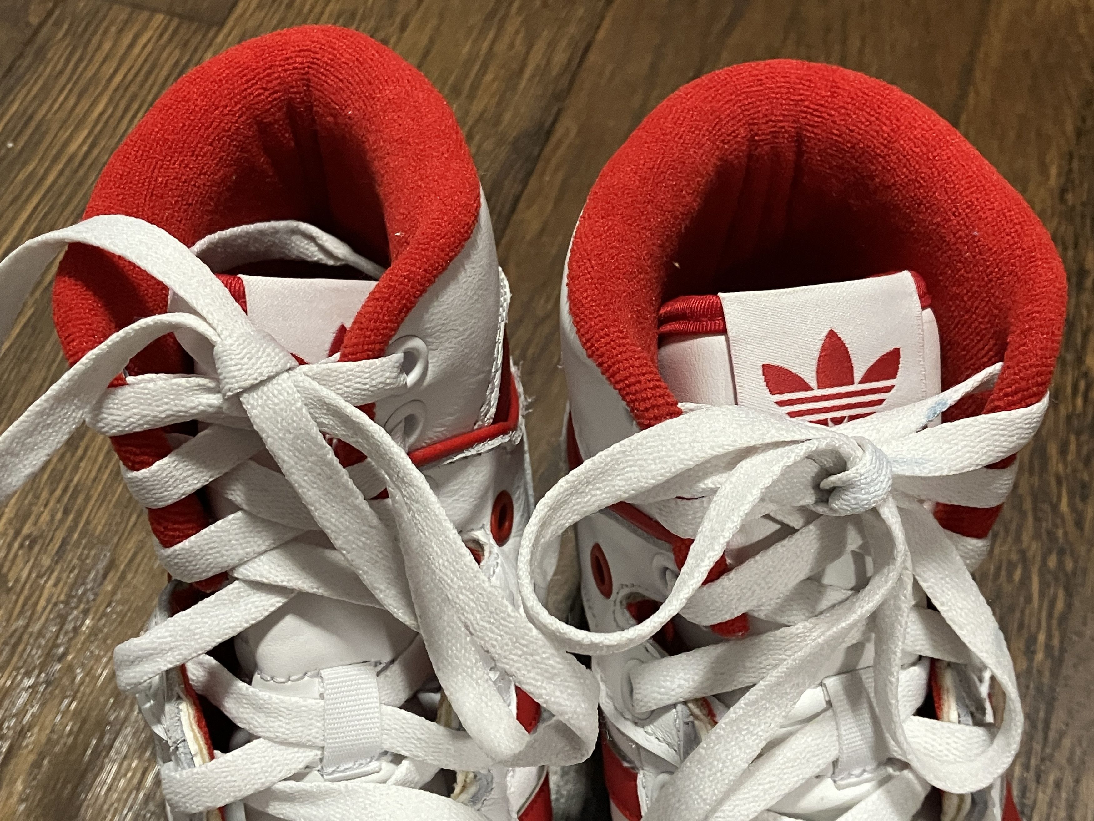 Adidas Adidas Rivalry High Tops "White Scarlet" GW2181 Women's 6 Size US 6 / IT 36 - 10 Thumbnail