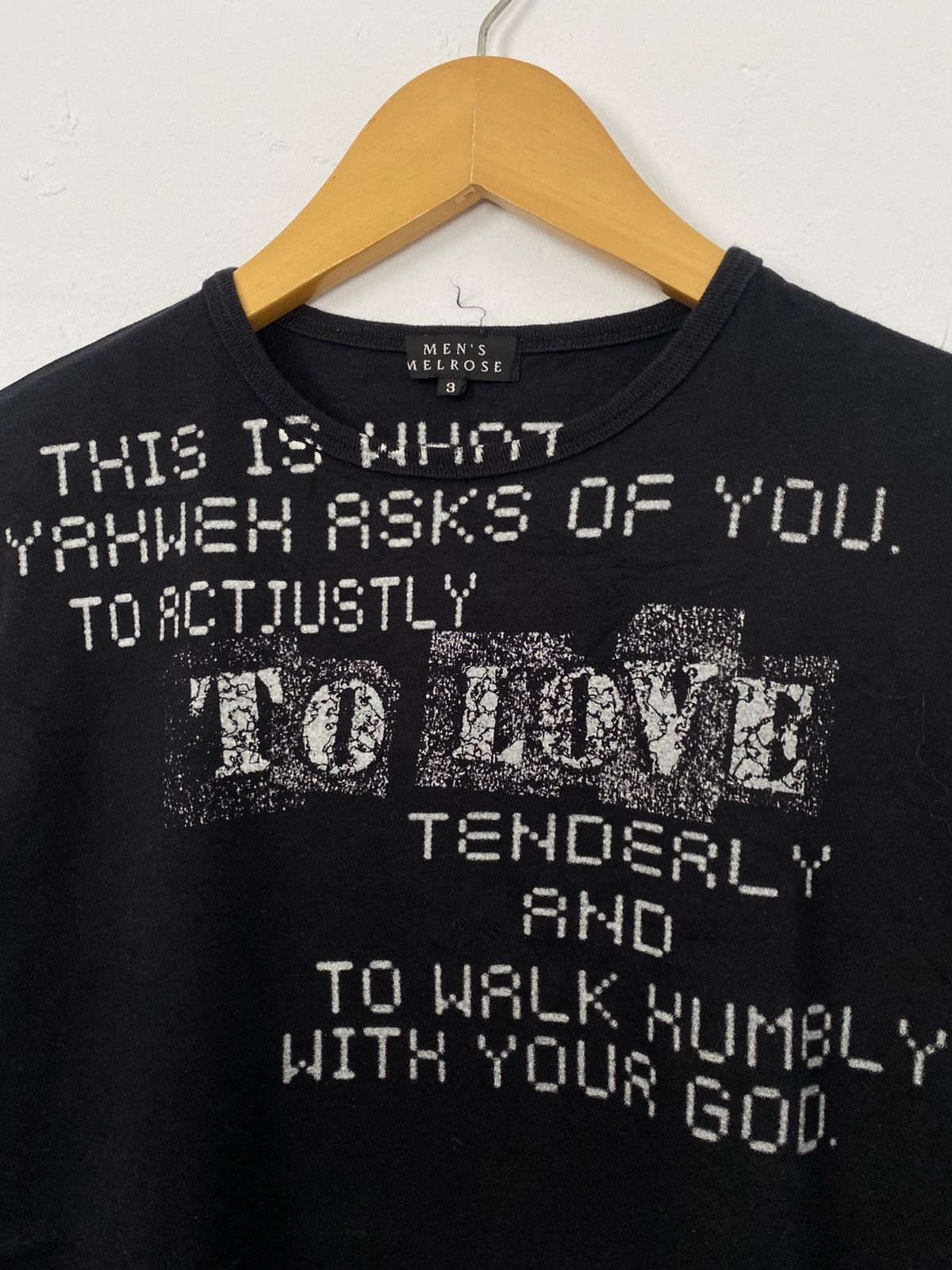If Six Was Nine Men's Melrose poem t-shirt Size US M / EU 48-50 / 2 - 3 Thumbnail
