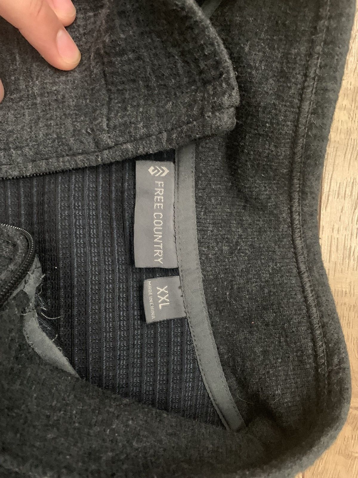 Free Country Grey Quarter Zip Size US XXL / EU 58 / 5 - 4 Thumbnail