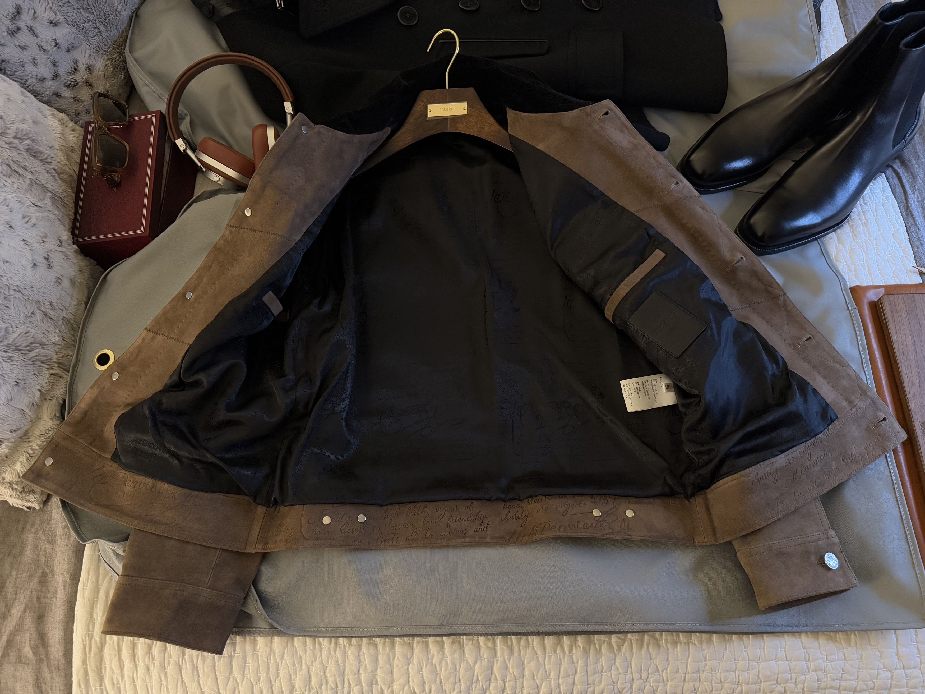 Berluti A Menswear Grail: Rare Colorway $6,450 w/tax Suede Trucker Size US L / EU 52-54 / 3 - 11 Thumbnail