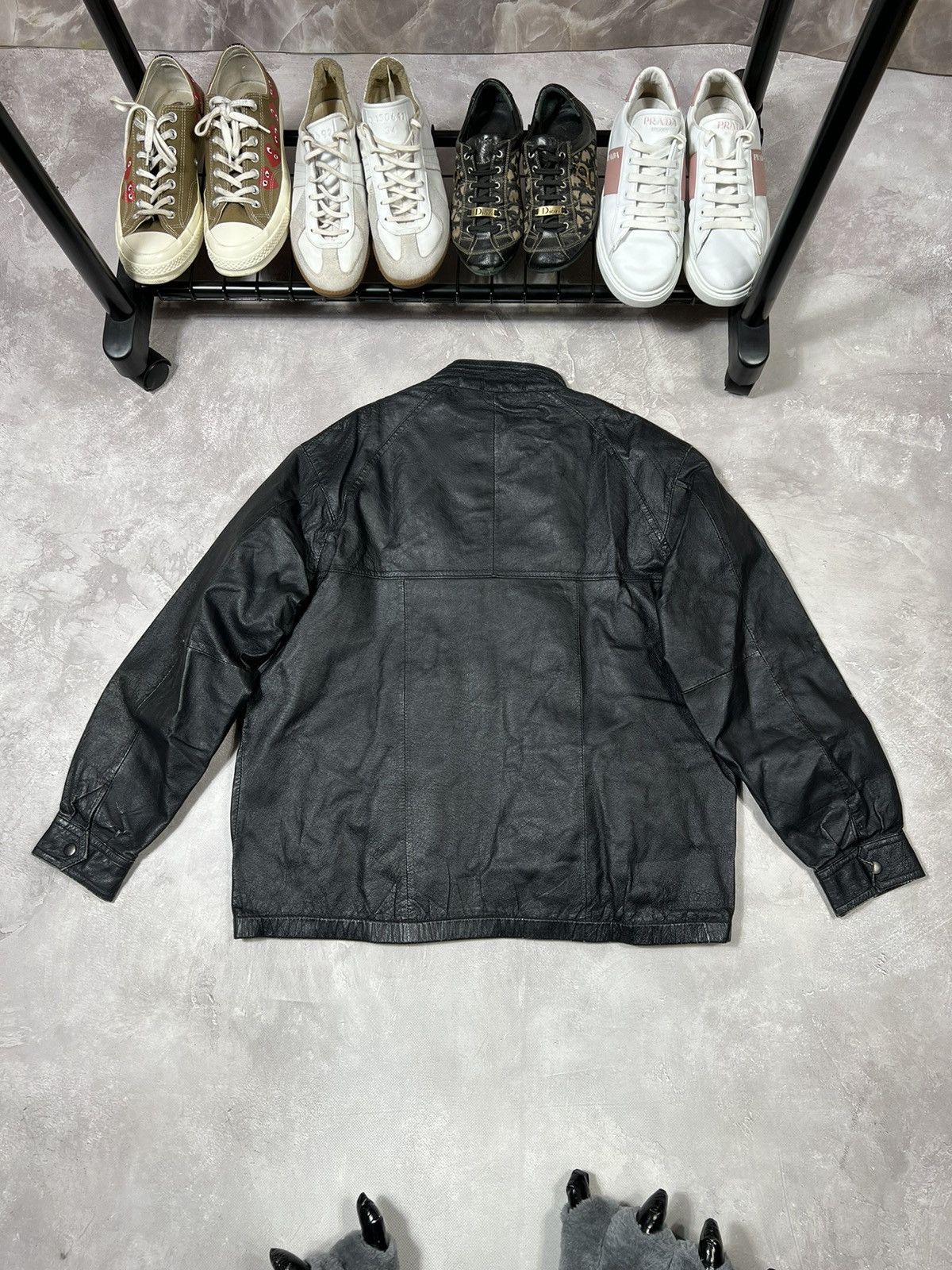 Vintage Vintage Y2k Leather Jacket Size US M / EU 48-50 / 2 - 6 Thumbnail