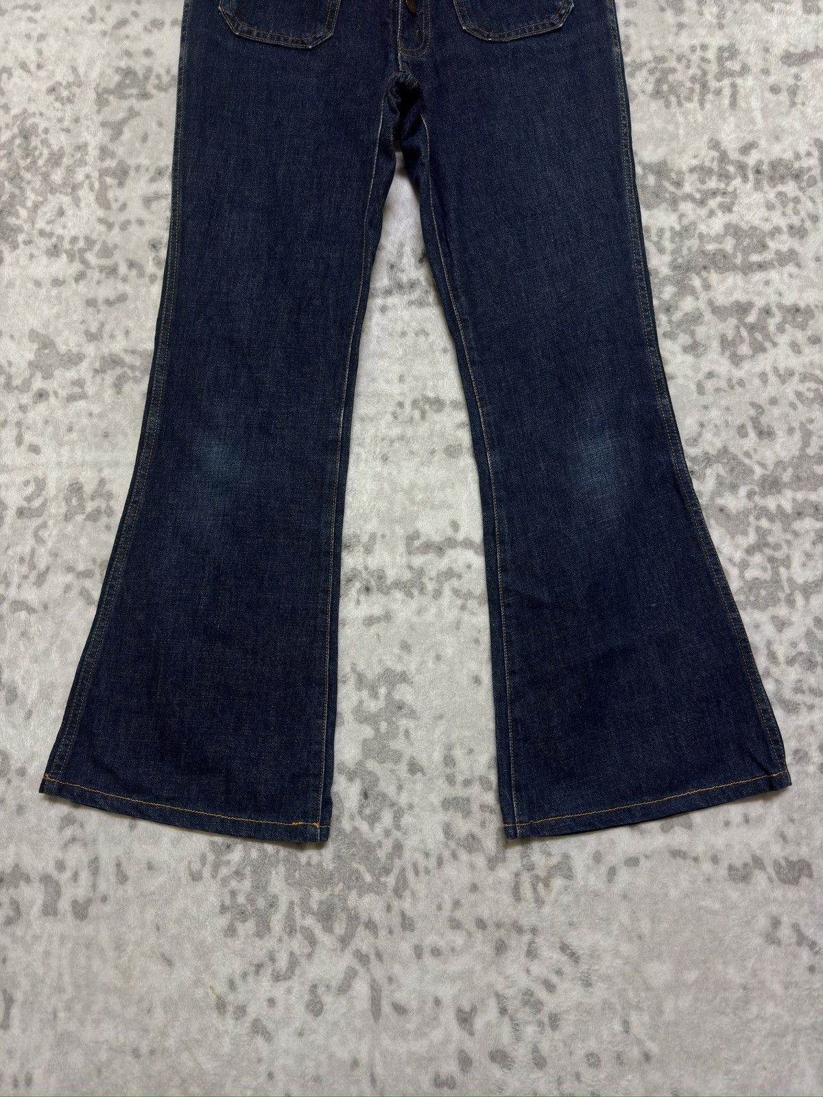 If Six Was Nine Vintage Vintage Big John Bell Bottom Flare Denim Jeans Size US 29 - 6 Thumbnail