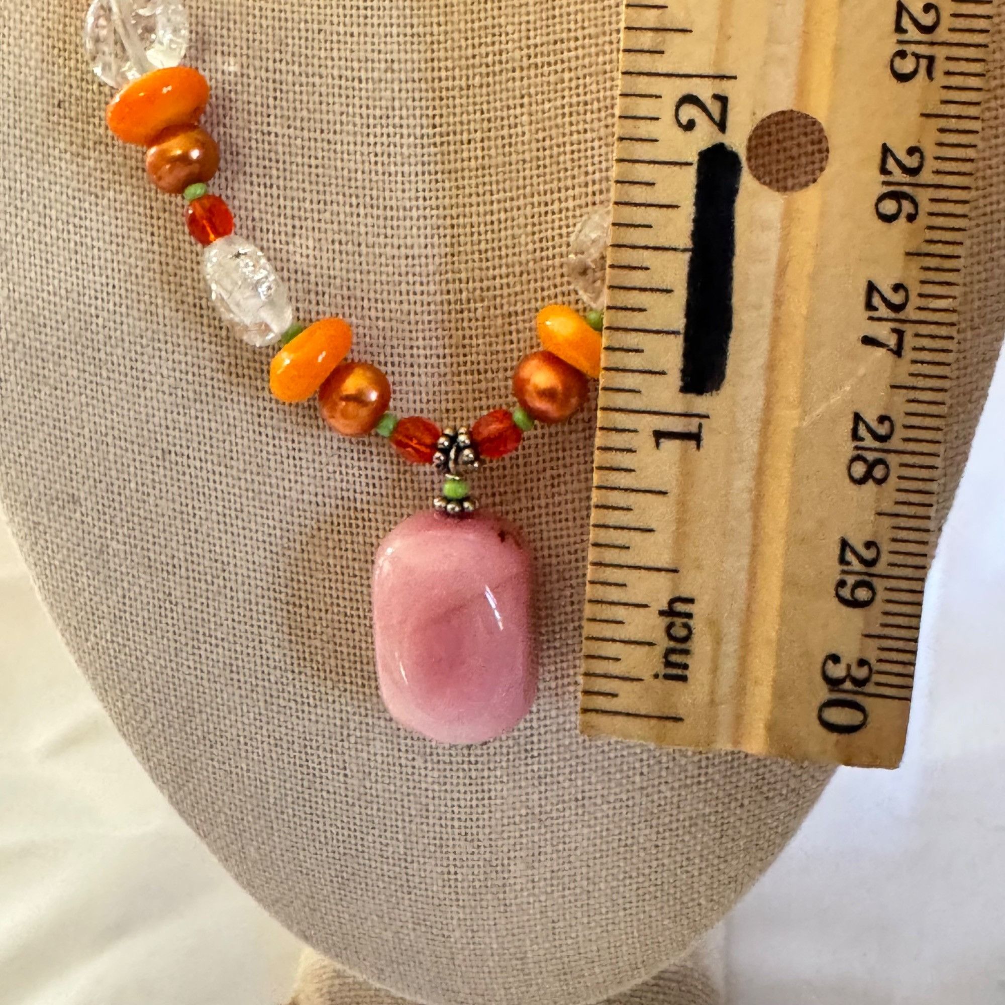 Sterling Silver Sterling Silver 925 Multi-Gemstone Fall Statement Necklace Q Size ONE SIZE - 3 Thumbnail