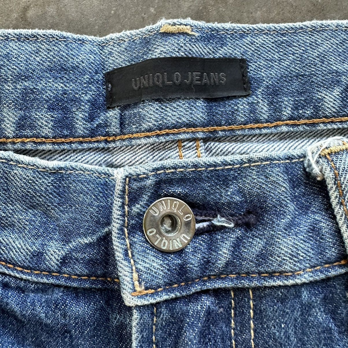 Japanese Brand Vintage Japanese Distressed Faded Denim Jean Pant W34 Size US 34 / EU 50 - 6 Thumbnail