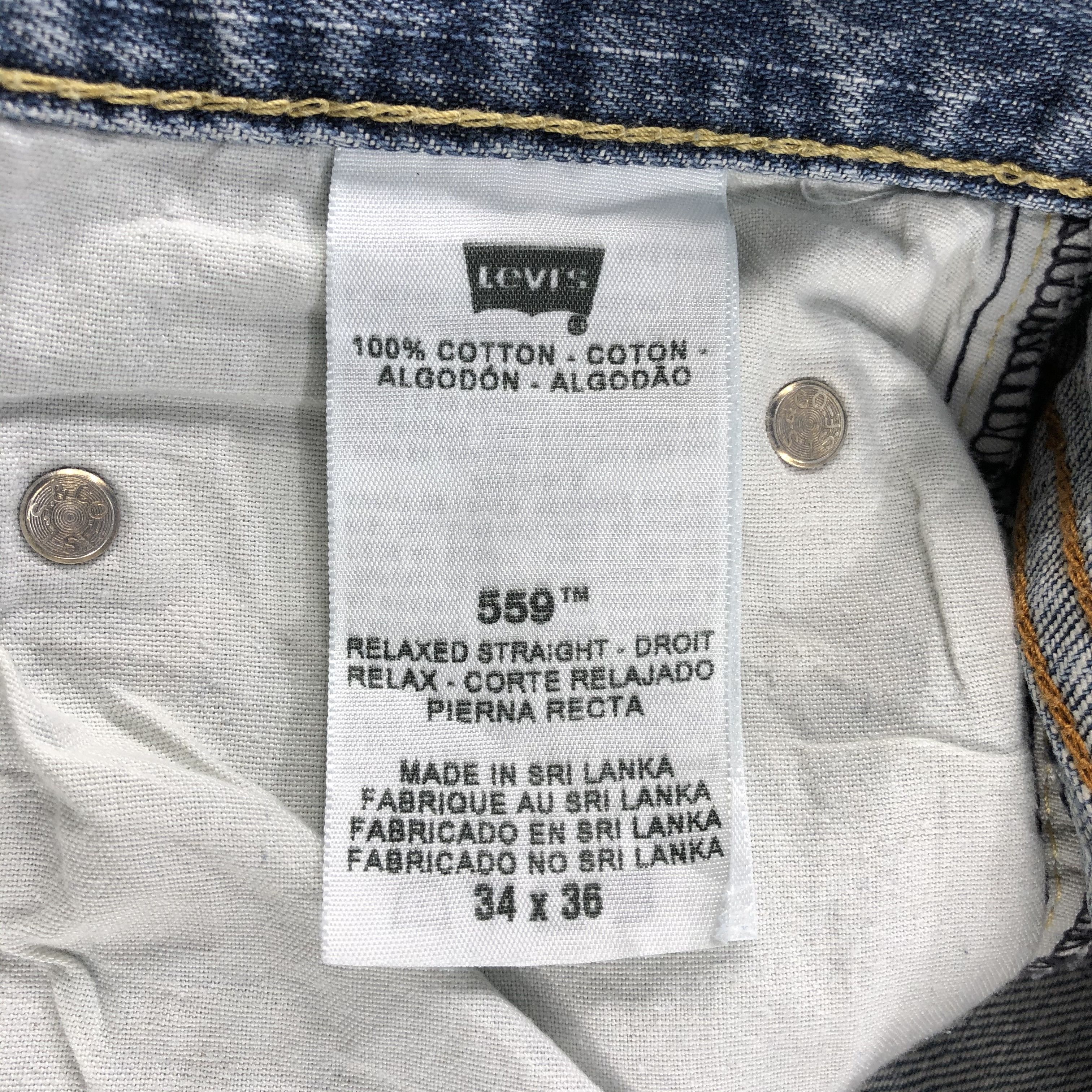 Levi's × Vintage Vintage Blue Wash Levis 559 Jeans-JM2491 Size US 35 - 17 Thumbnail